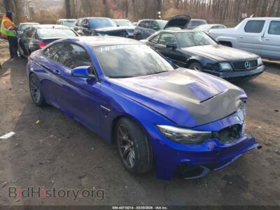 2018 BMW M4, фиолетовый — VIN WBS4Y9C5XJAC86713, IAAI