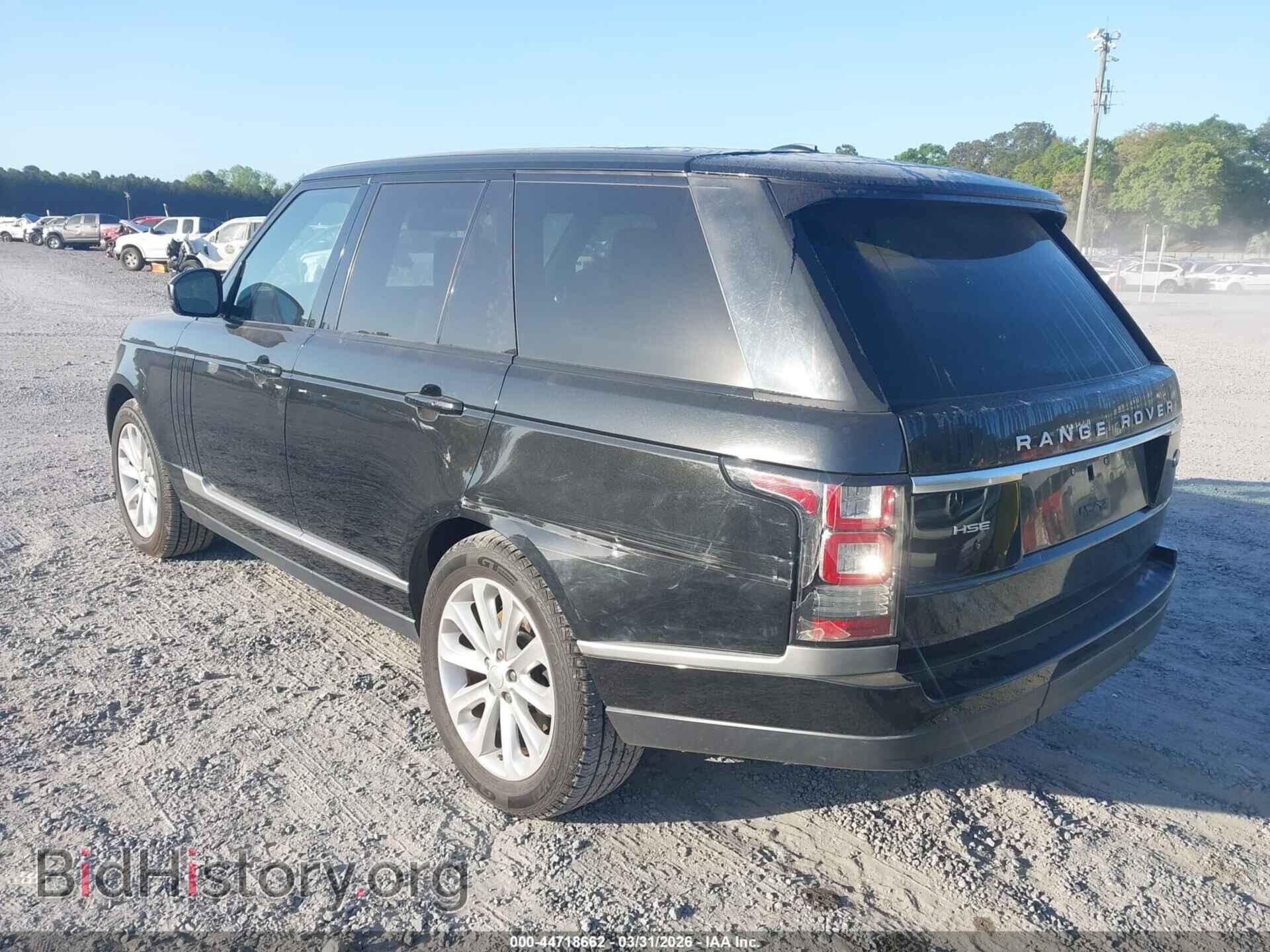 2015 LAND ROVER RANGE ROVER - VIN: SALGS2VF5FA205665 - Фото 3