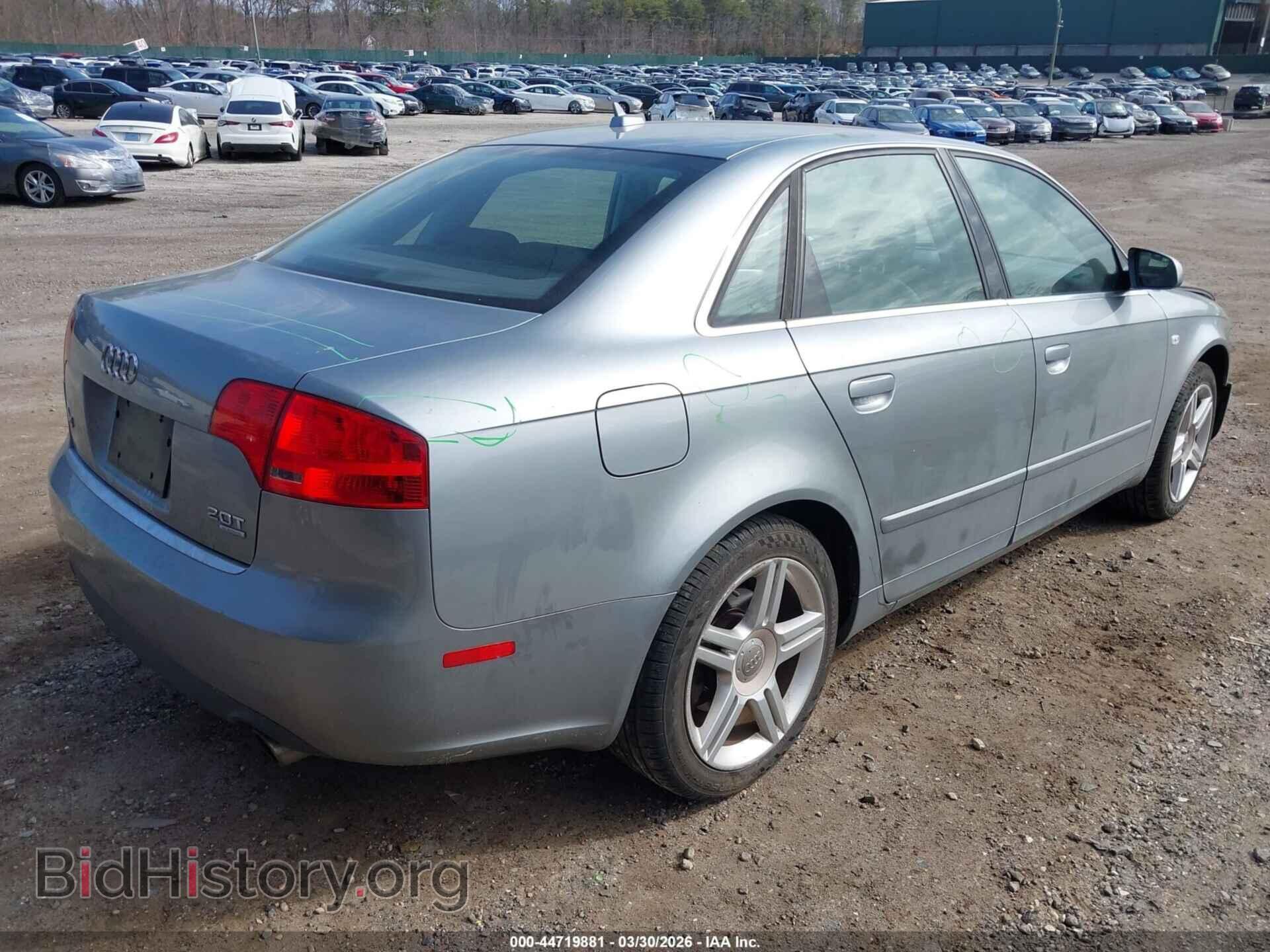 2007 AUDI A4 - VIN: WAUDF78E67A282929 - Фото 4