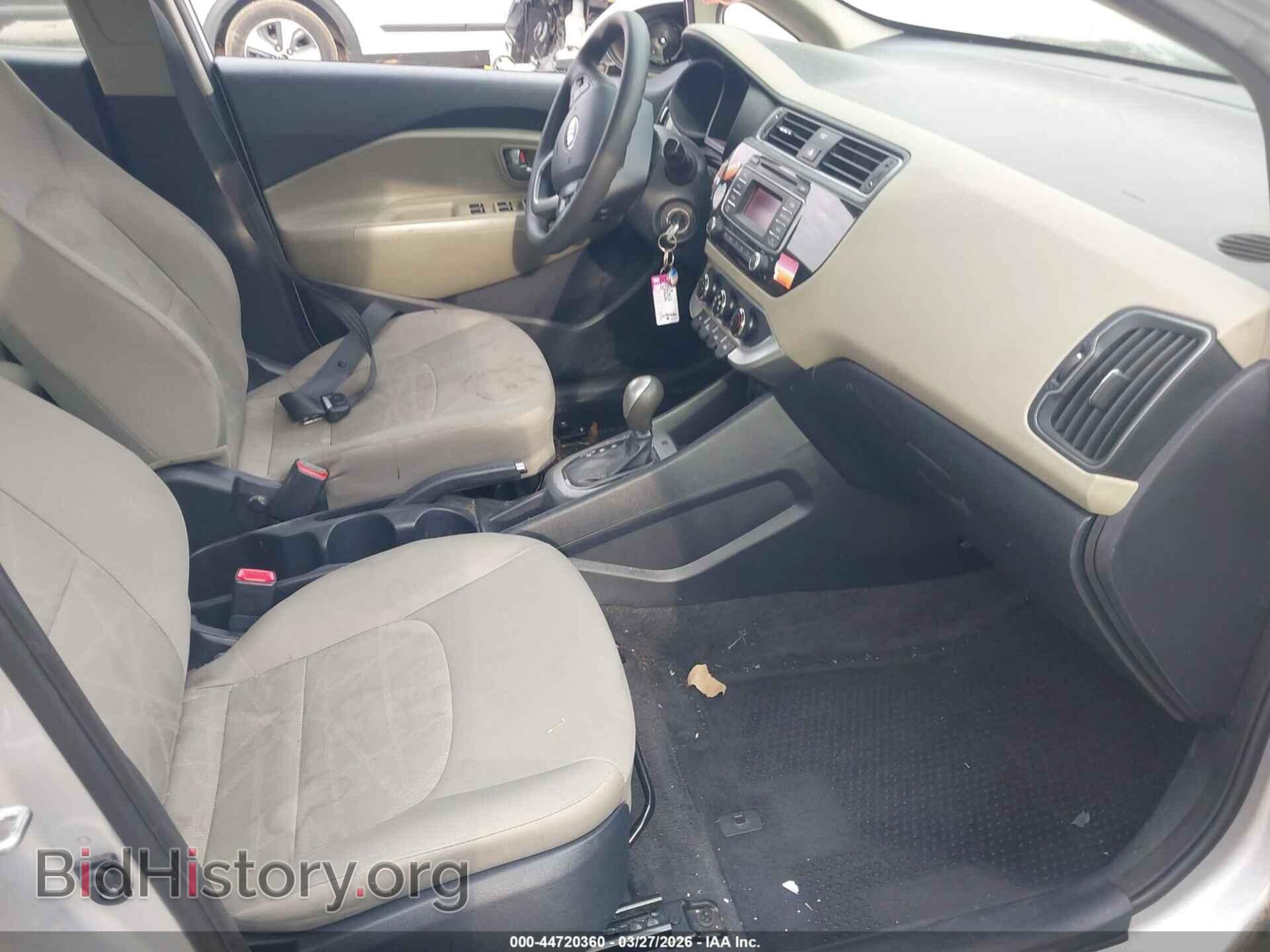 2016 KIA RIO - VIN: KNADM4A36G6539989 - Фото 5
