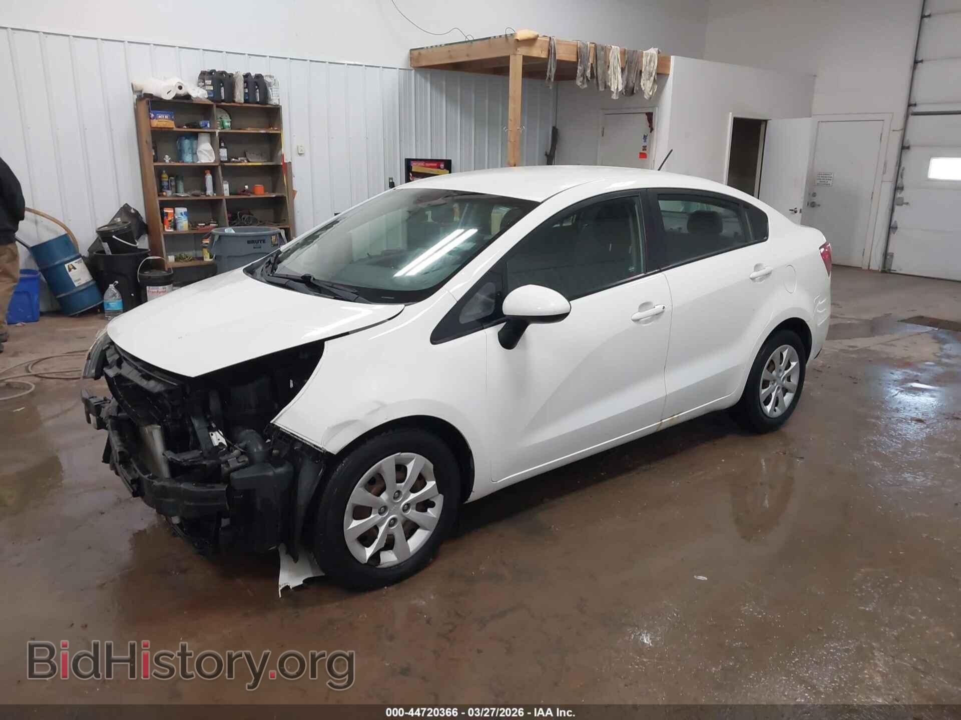 2013 KIA RIO - VIN: KNADM4A34D6285310 - Фото 2