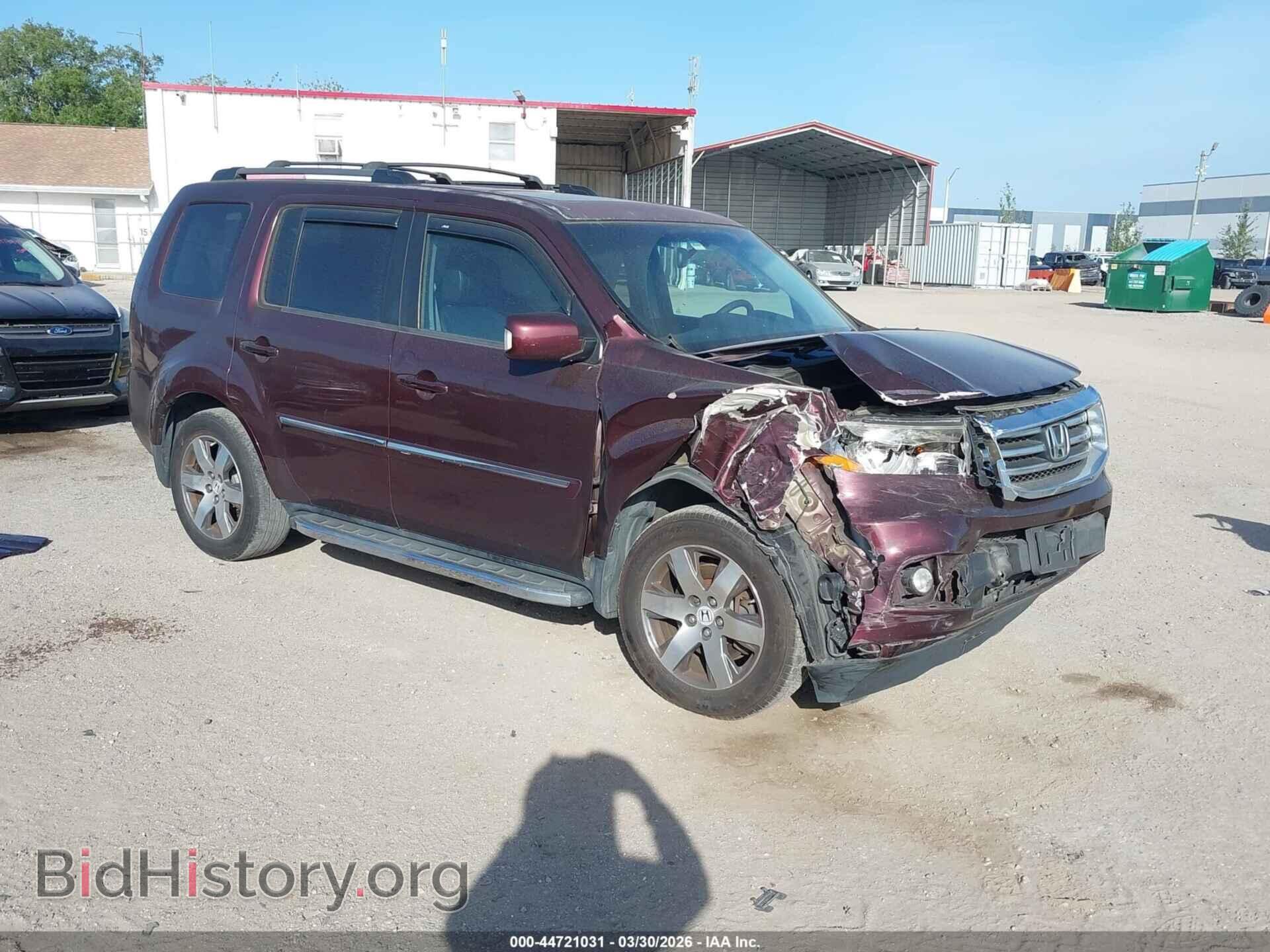 Фотография 5FNYF4H90DB066194 - HONDA PILOT 2013