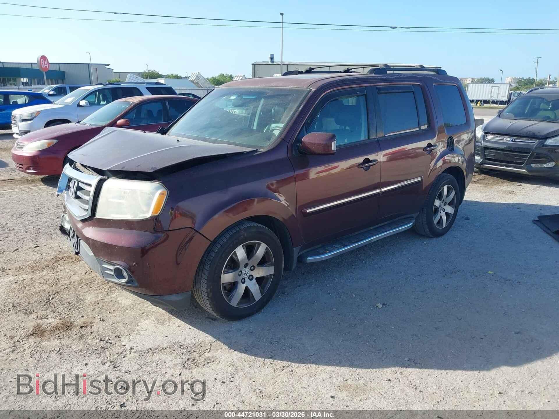 2013 HONDA PILOT - VIN: 5FNYF4H90DB066194 - Фото 2