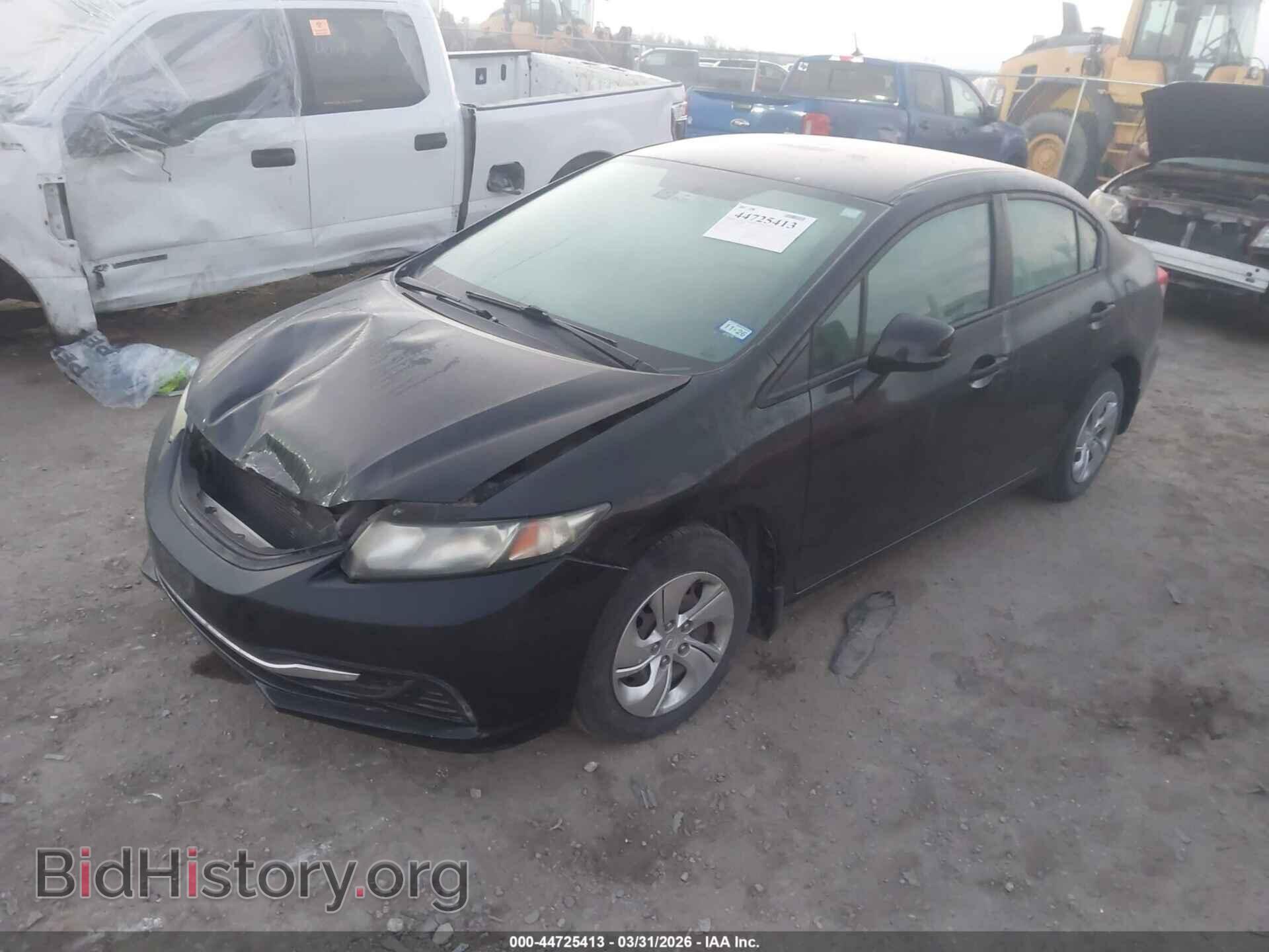 2013 HONDA CIVIC - VIN: 19XFB2F52DE086718 - Фото 2