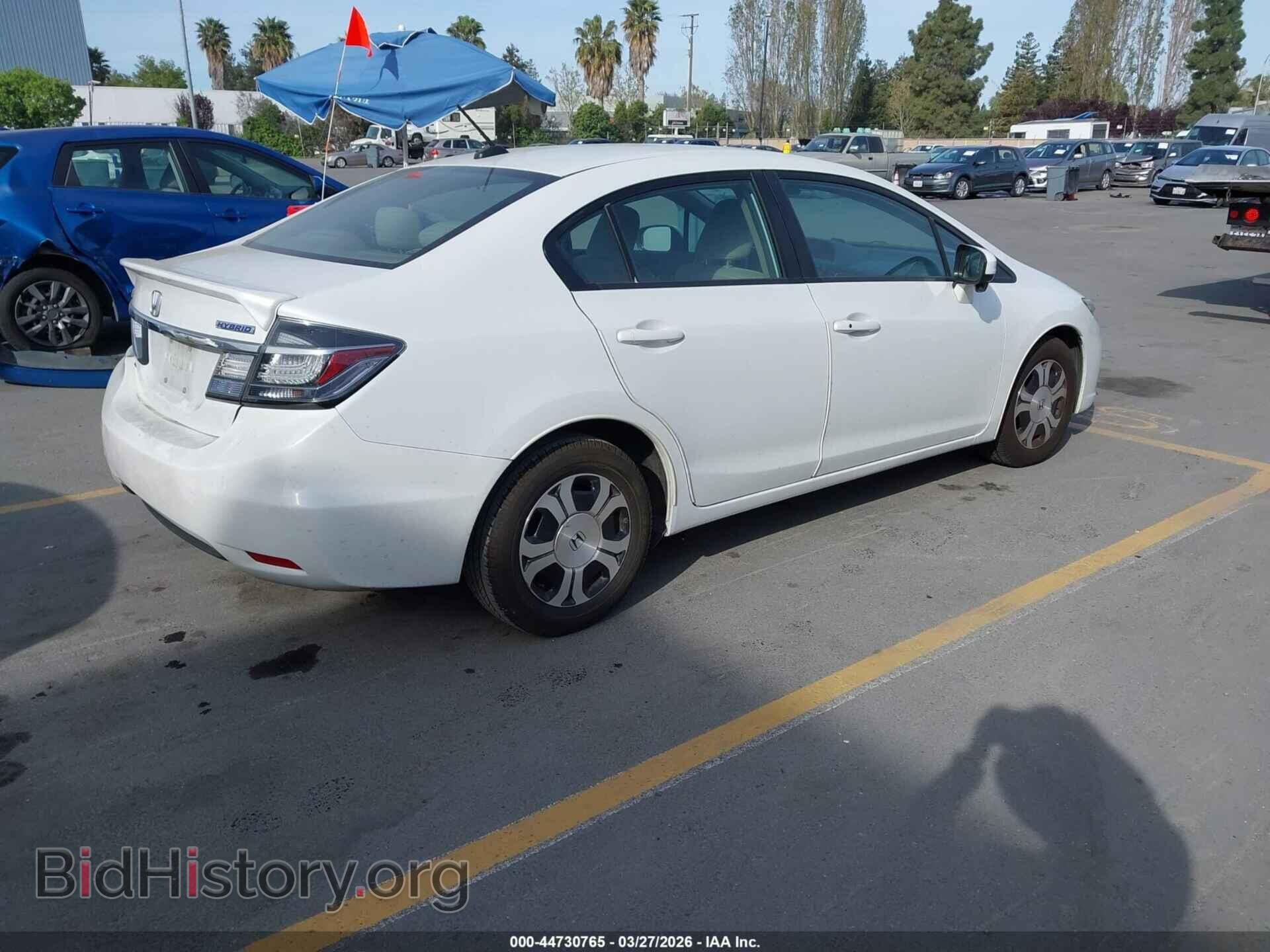 2014 HONDA CIVIC HYBRID - VIN: 19XFB4F2XEE201844 - Фото 4
