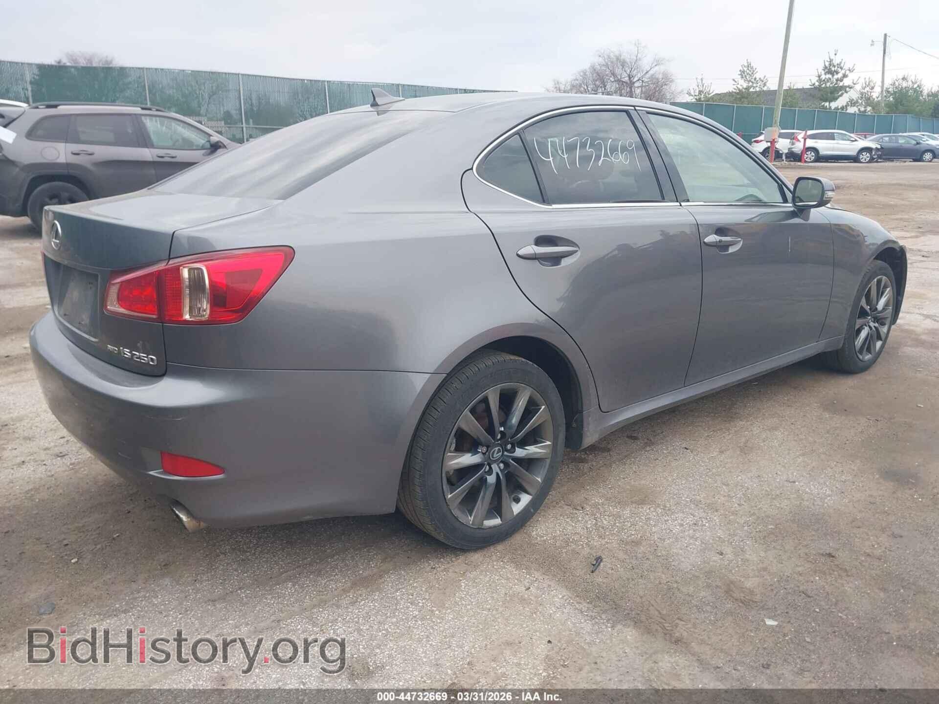 2012 LEXUS IS 250 - VIN: JTHCF5C23C5057725 - Photo 4