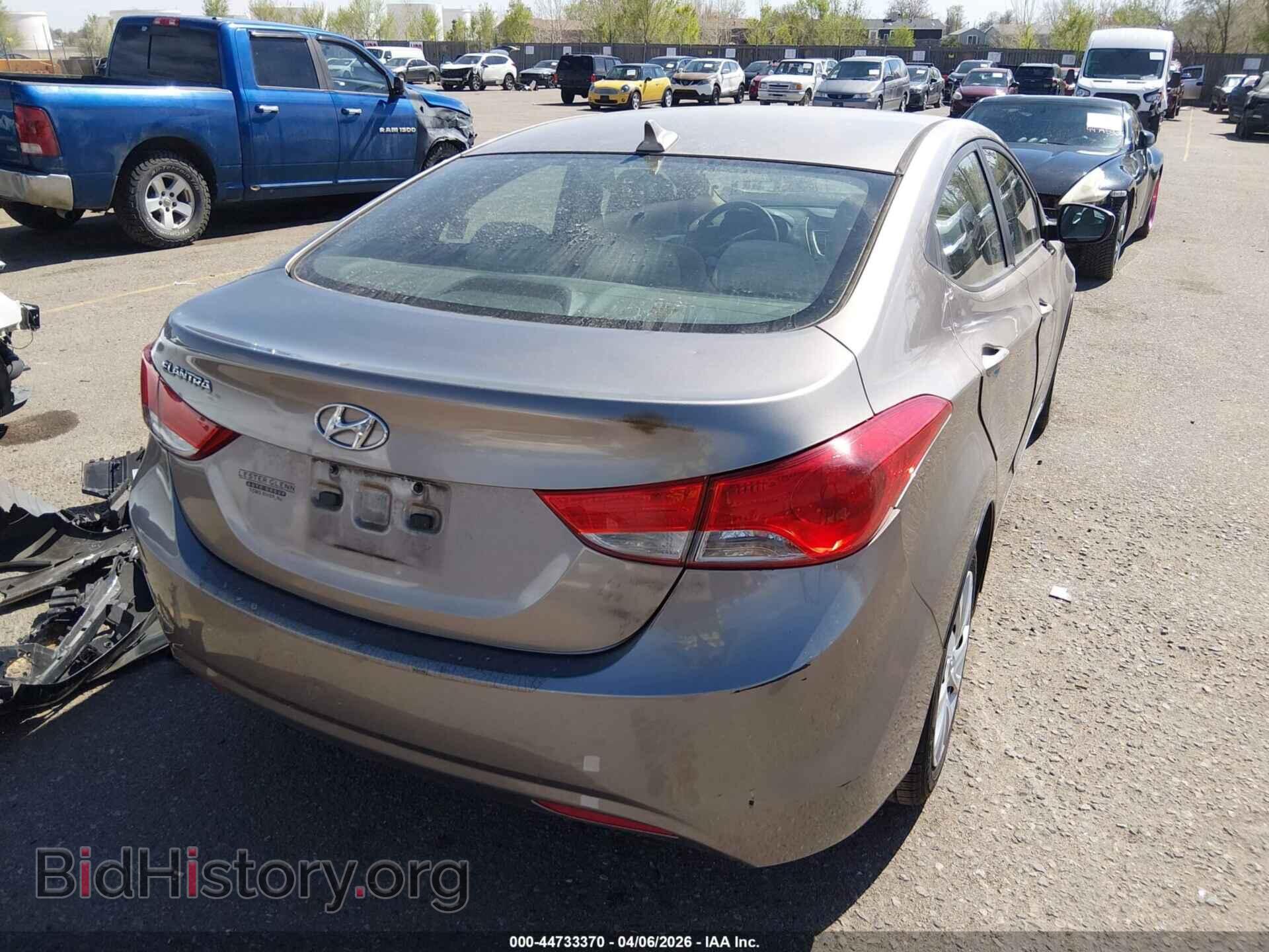 2012 HYUNDAI ELANTRA - VIN: 5NPDH4AE7CH067651 - Фото 4