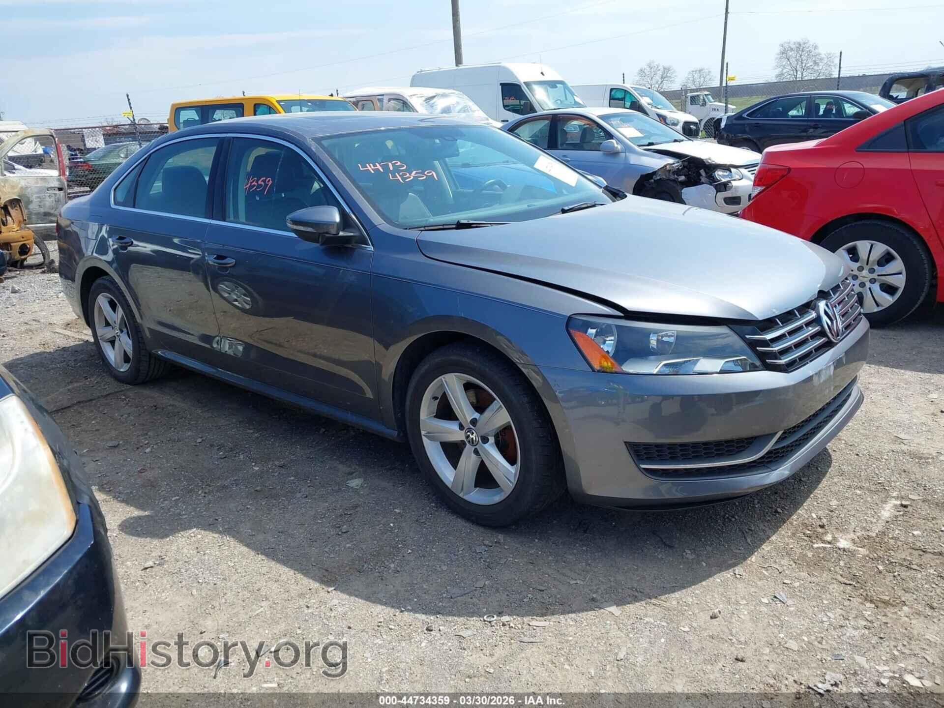 Photo 1VWBN7A33CC018908 - VOLKSWAGEN PASSAT 2012