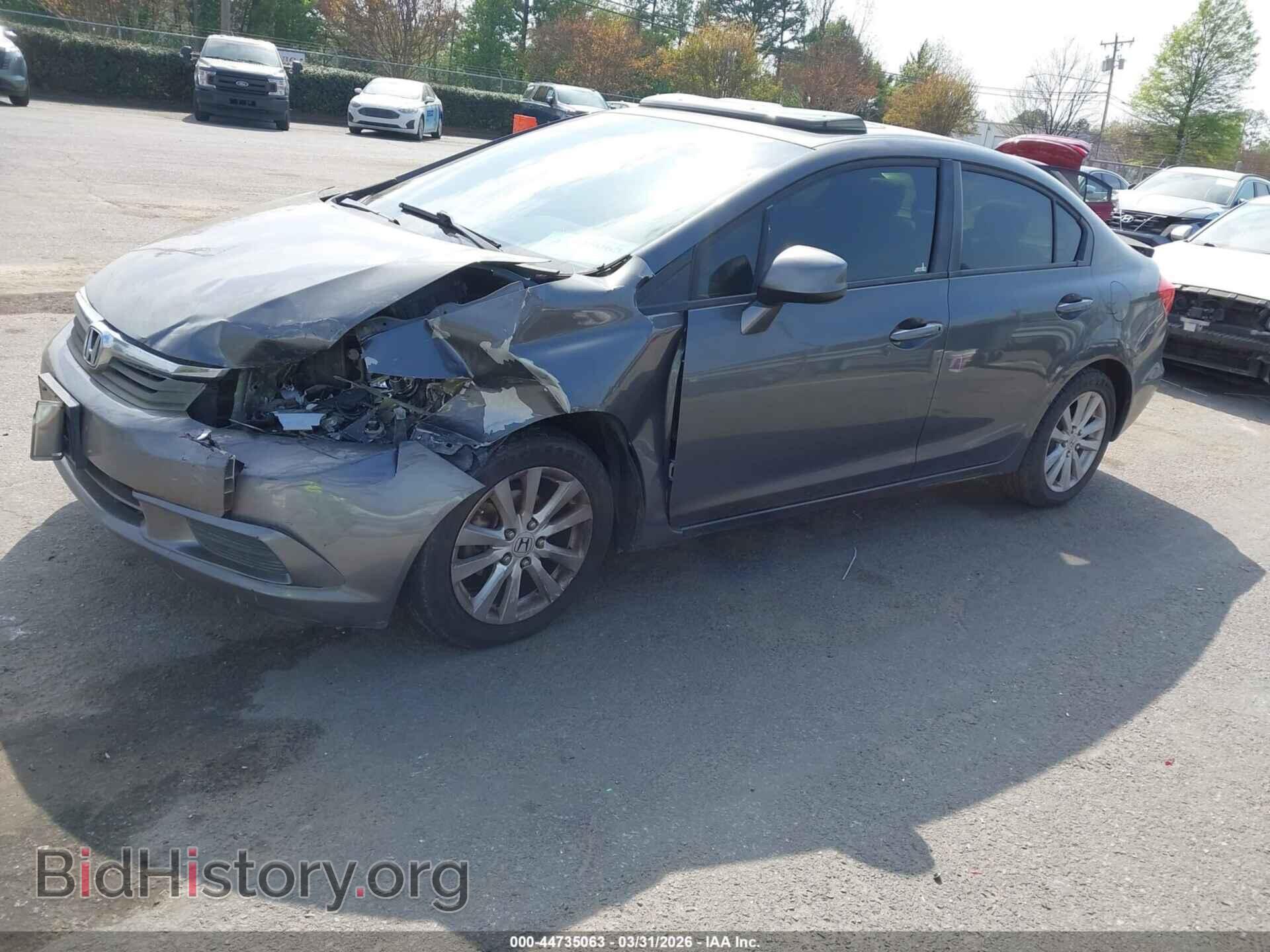 2012 HONDA CIVIC - VIN: 2HGFB2F95CH504647 - Фото 2