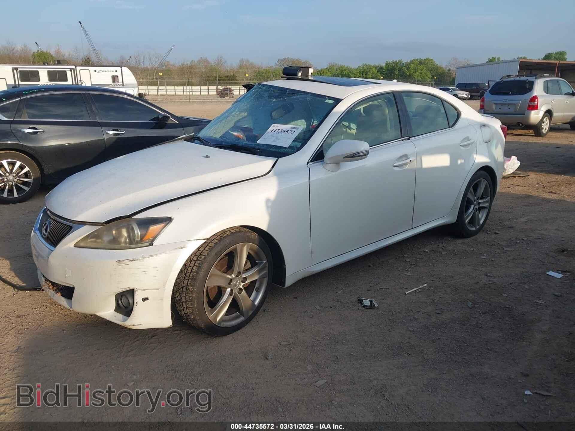 2012 LEXUS IS 250 - VIN: JTHBF5C29C5158618 - Фото 2
