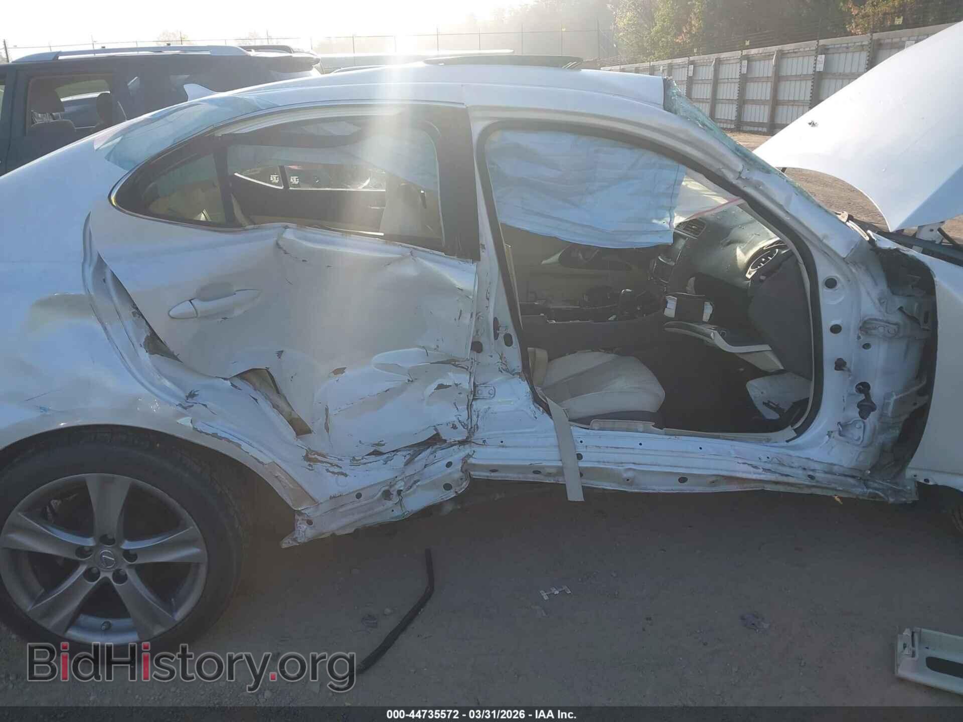 2012 LEXUS IS 250 - VIN: JTHBF5C29C5158618 - Фото 6
