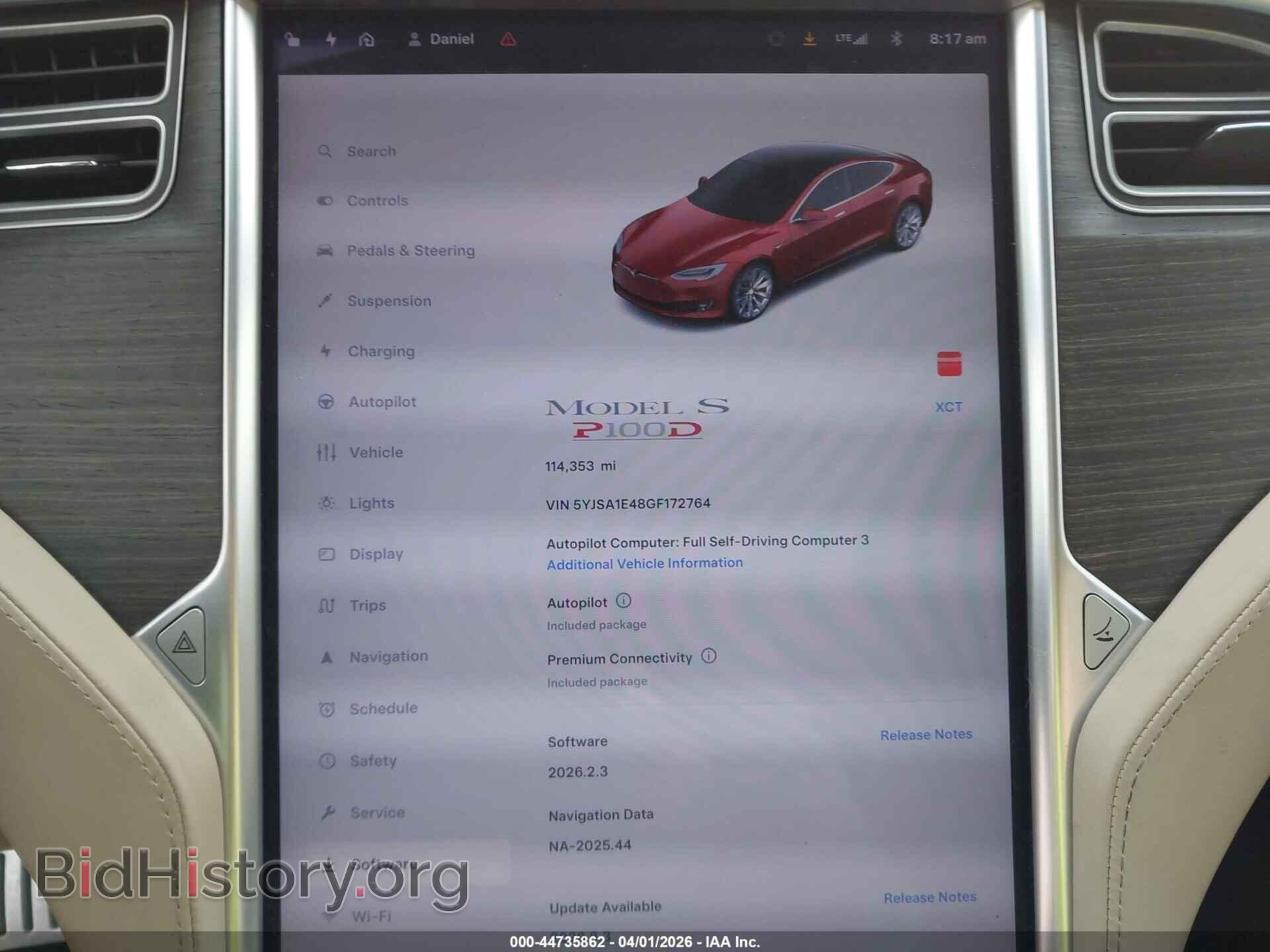 2016 TESLA MODEL S - VIN: 5YJSA1E48GF172764 - Фото 7
