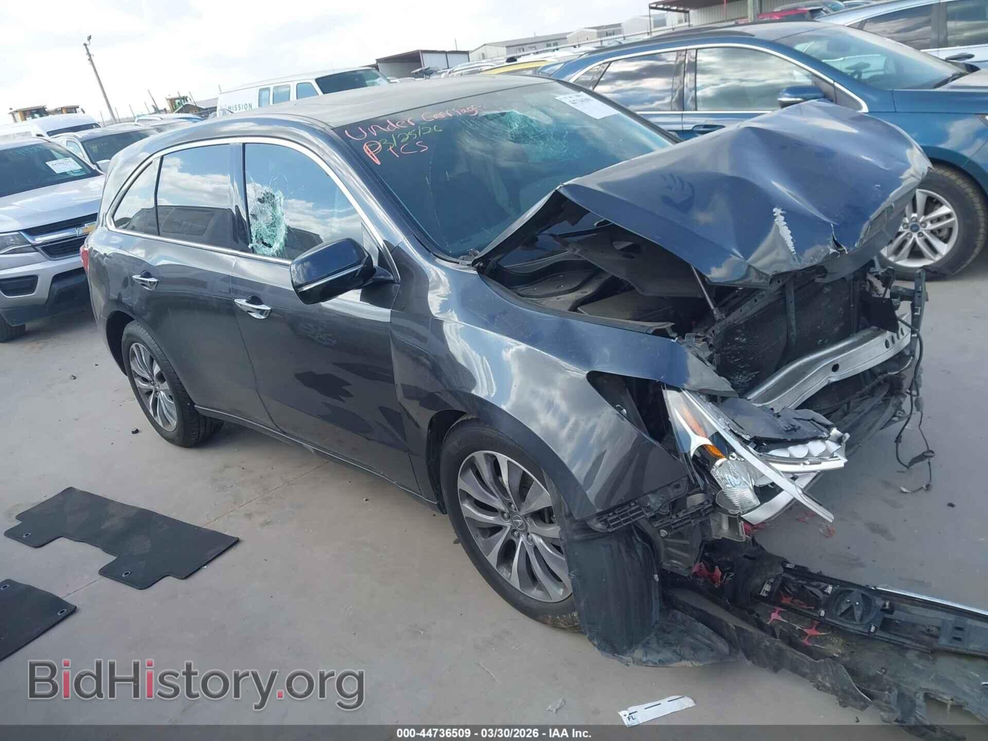 Фотография 5FRYD4H46EB032304 - ACURA MDX 2014