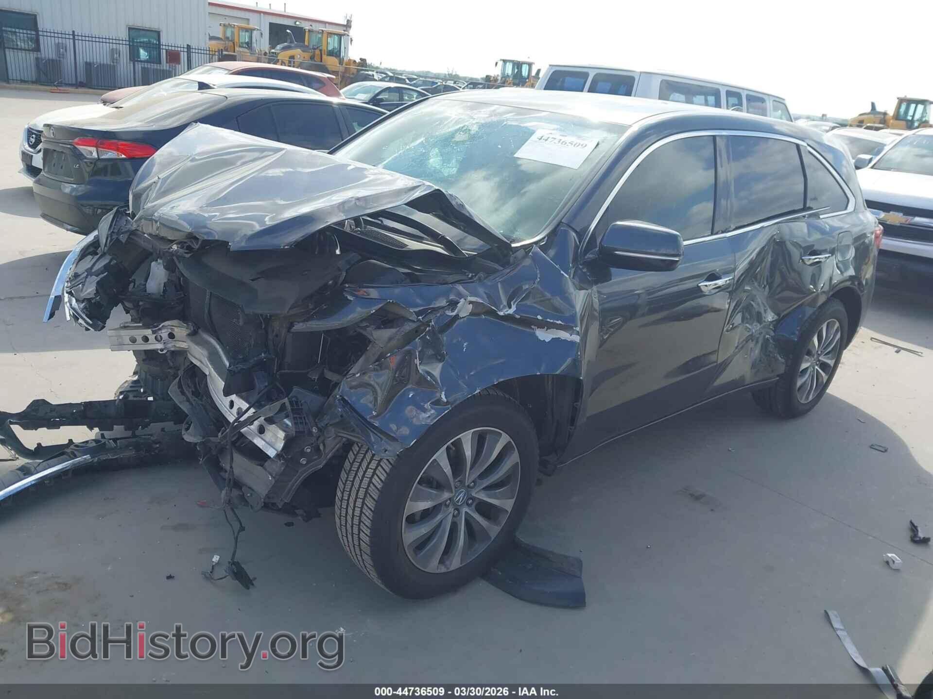 2014 ACURA MDX - VIN: 5FRYD4H46EB032304 - Фото 2