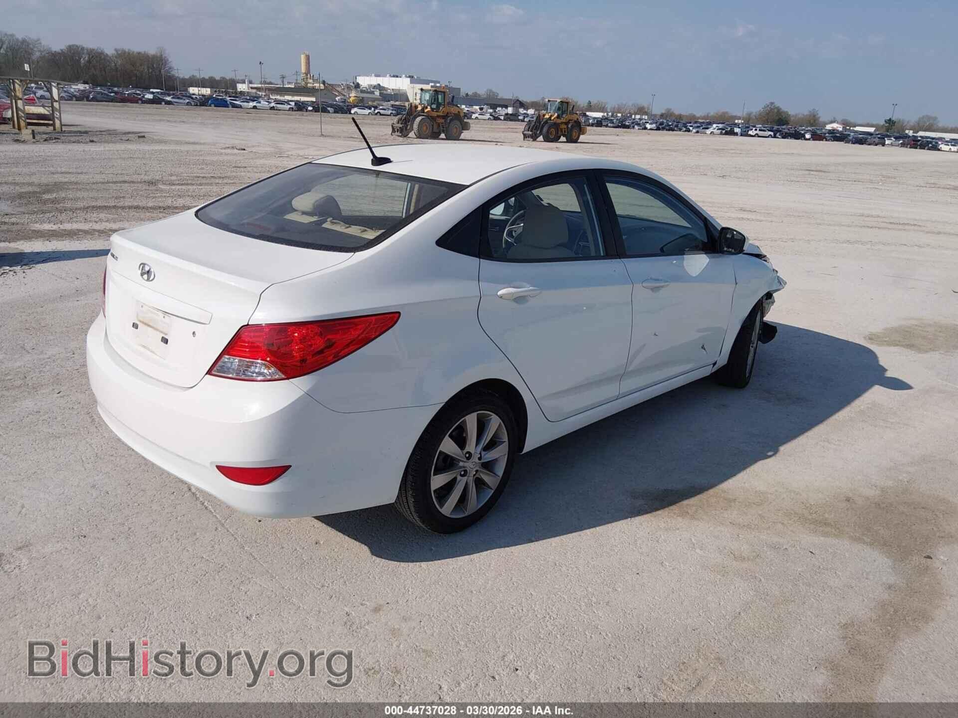 2012 HYUNDAI ACCENT - VIN: KMHCU4AE0CU051302 - Фото 4