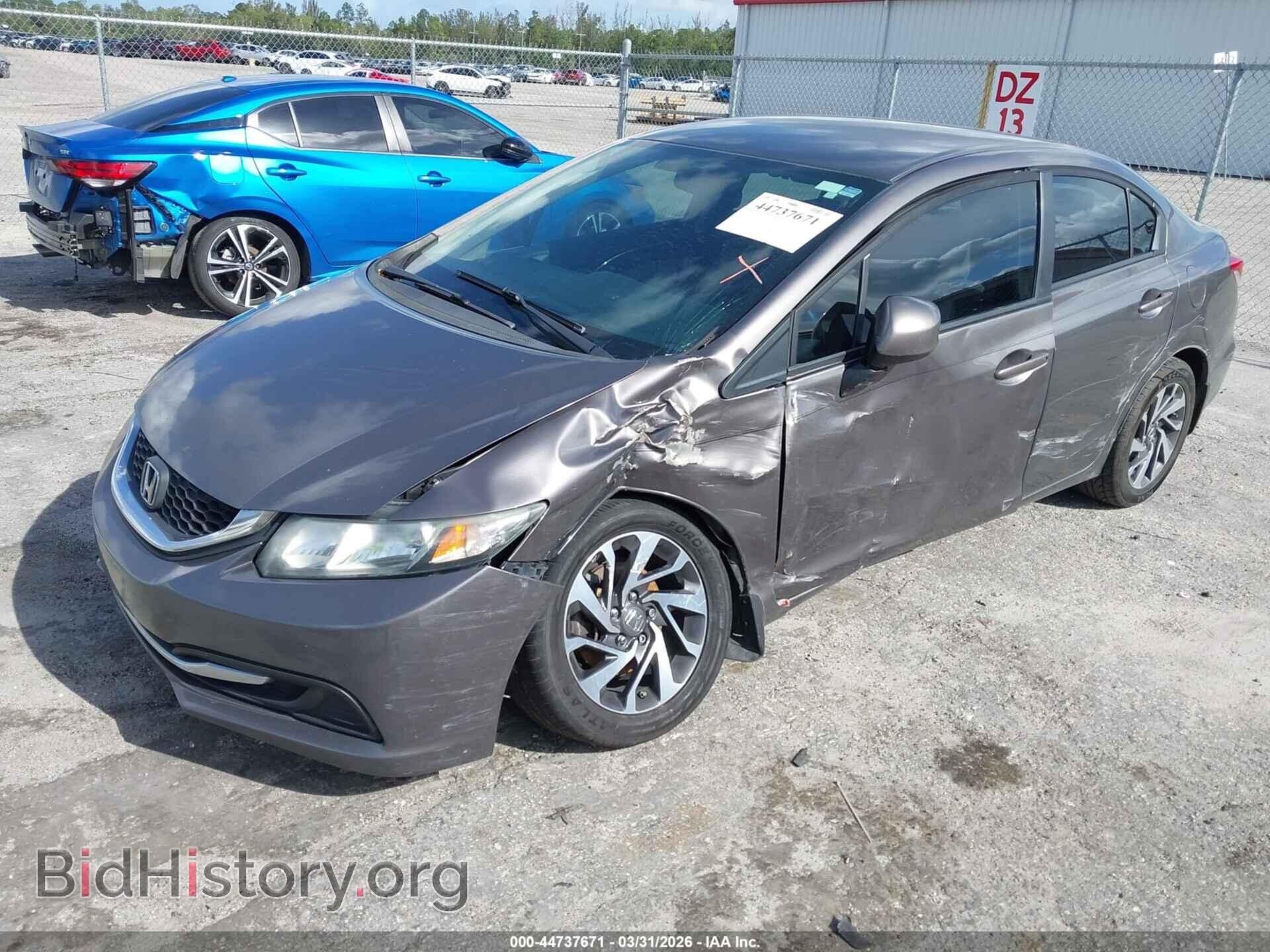 2013 HONDA CIVIC - VIN: 19XFB2F58DE073357 - Фото 2