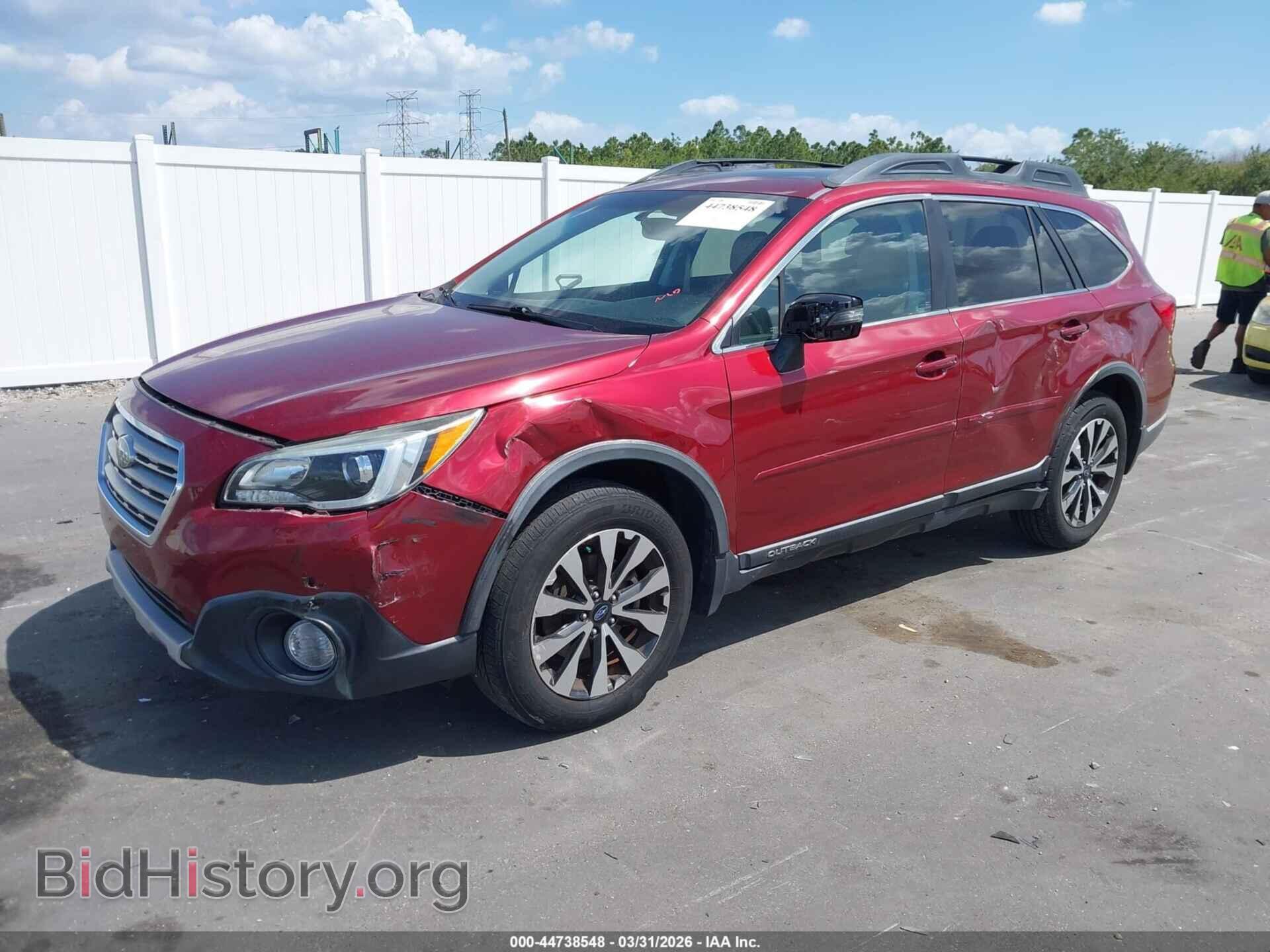 2016 SUBARU OUTBACK - VIN: 4S4BSBLC7G3265376 - Фото 2