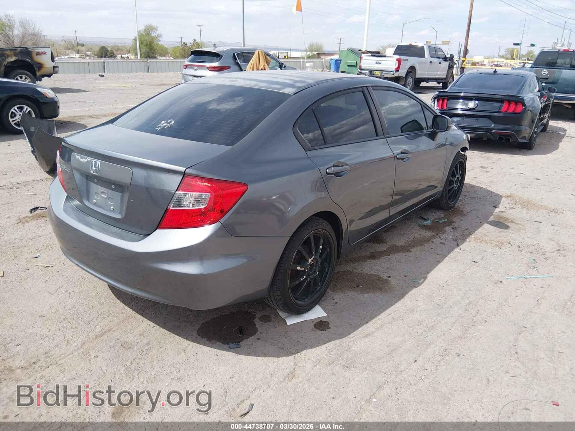 2012 HONDA CIVIC - VIN: 19XFB2F55CE012336 - Фото 4