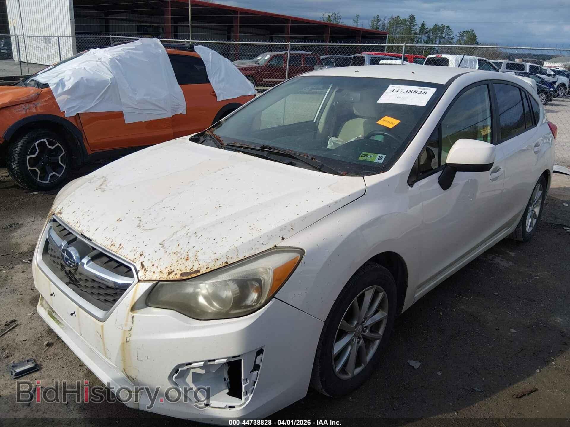 2012 SUBARU IMPREZA - VIN: JF1GPAC6XCH237638 - Фото 2