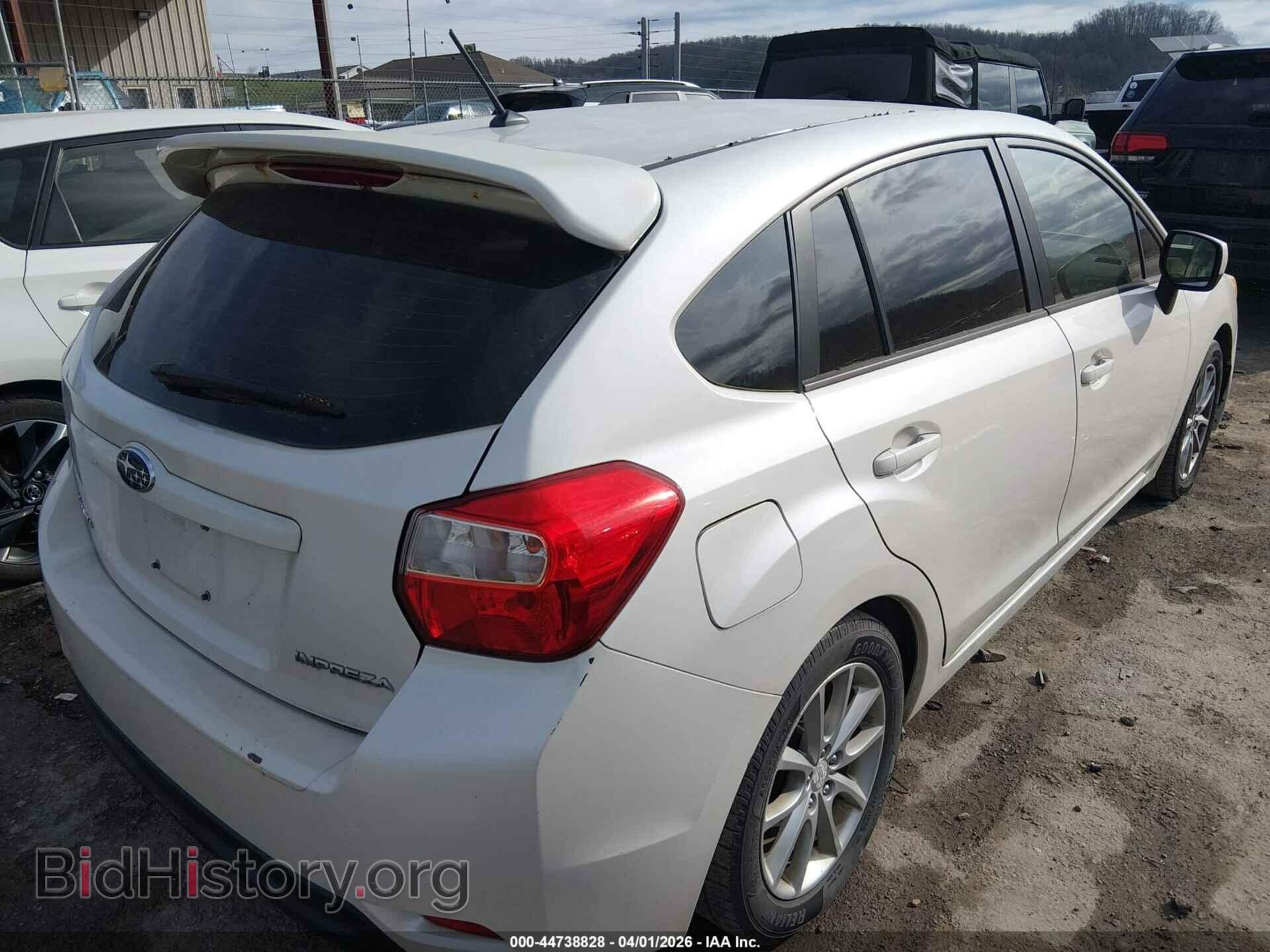 2012 SUBARU IMPREZA - VIN: JF1GPAC6XCH237638 - Фото 4