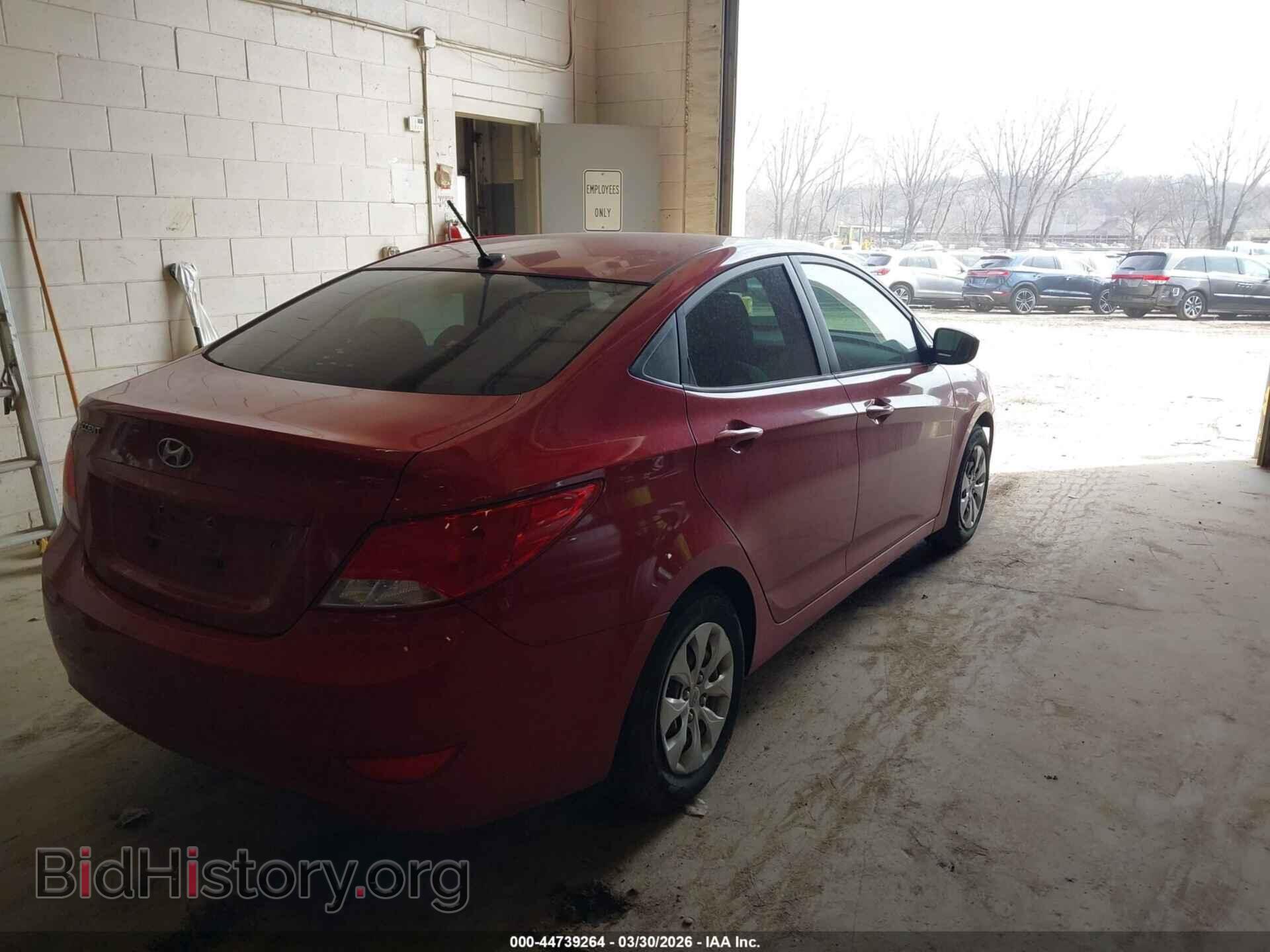 2016 HYUNDAI ACCENT - VIN: KMHCT4AE6GU078321 - Фото 4