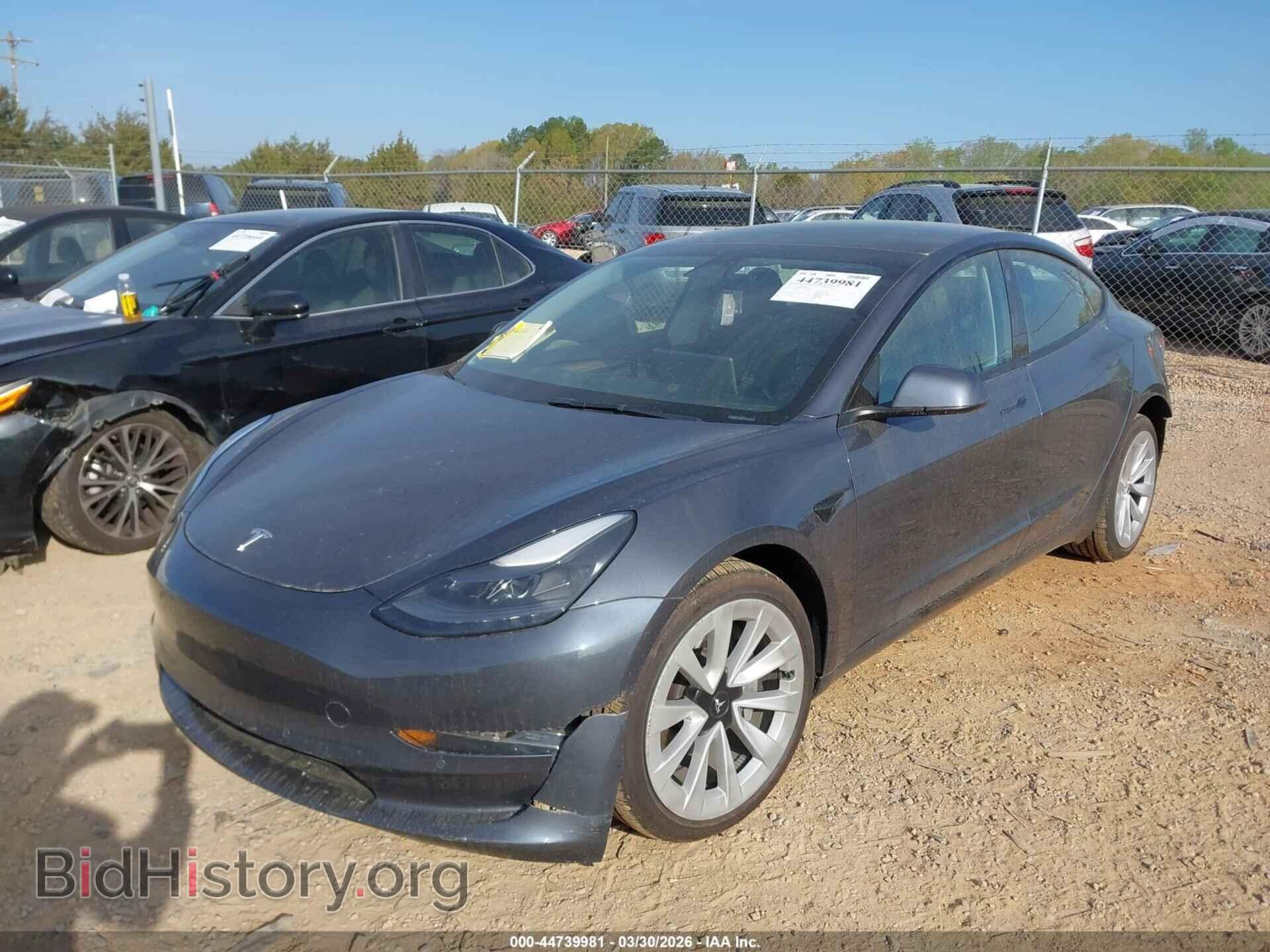 2022 TESLA MODEL 3 - VIN: 5YJ3E1EA8NF338955 - Фото 2