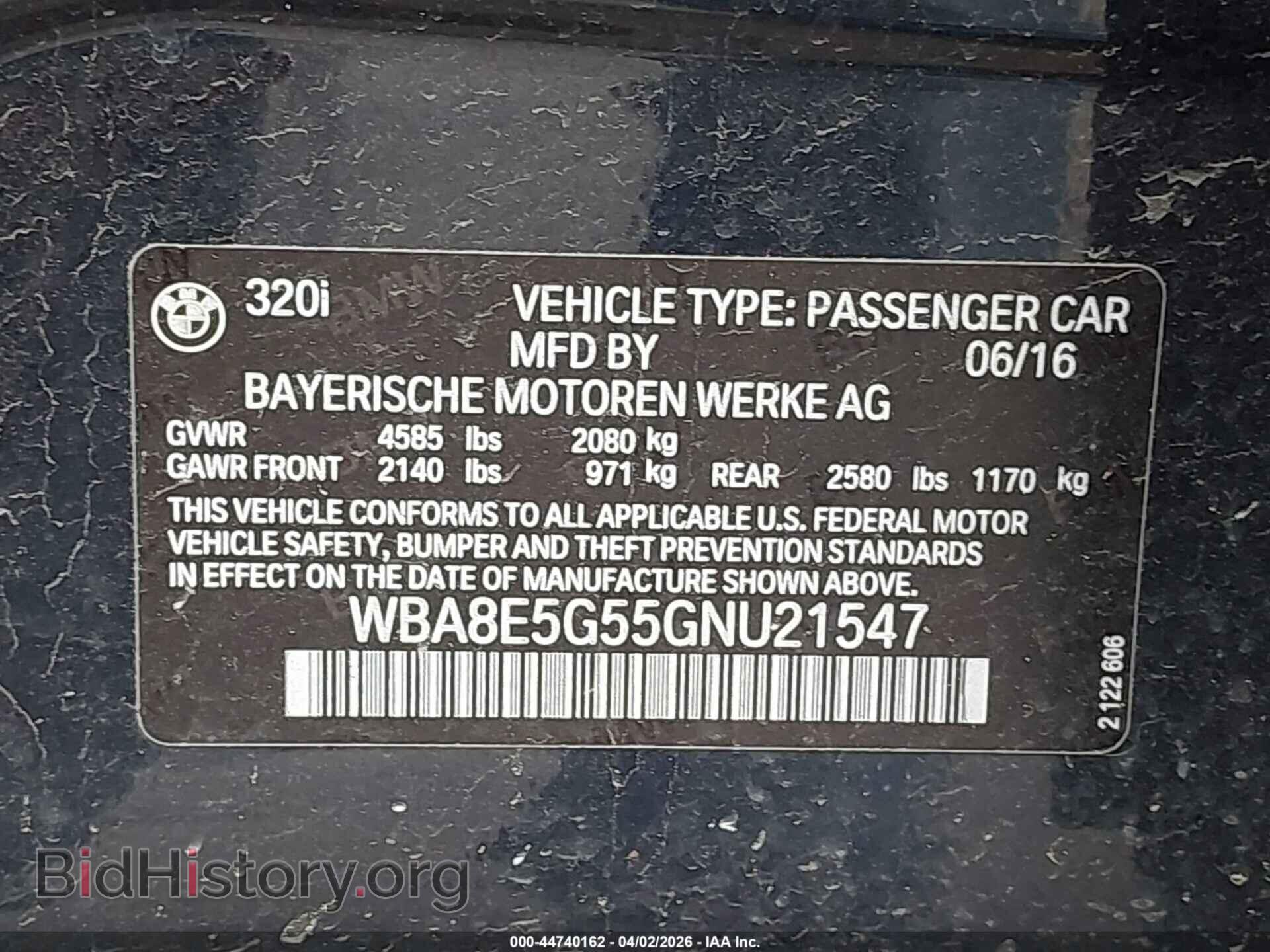 2016 BMW 320I - VIN: WBA8E5G55GNU21547 - Photo 9