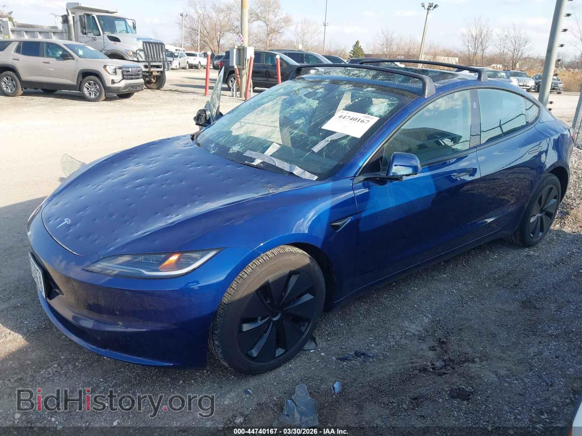 2025 TESLA MODEL 3 - VIN: 5YJ3E1EB4SF873771 - Фото 2