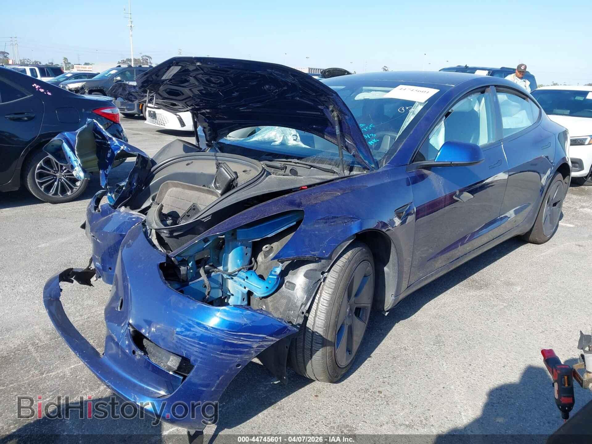 2022 TESLA MODEL 3 - VIN: 5YJ3E1EA2NF356755 - Фото 2