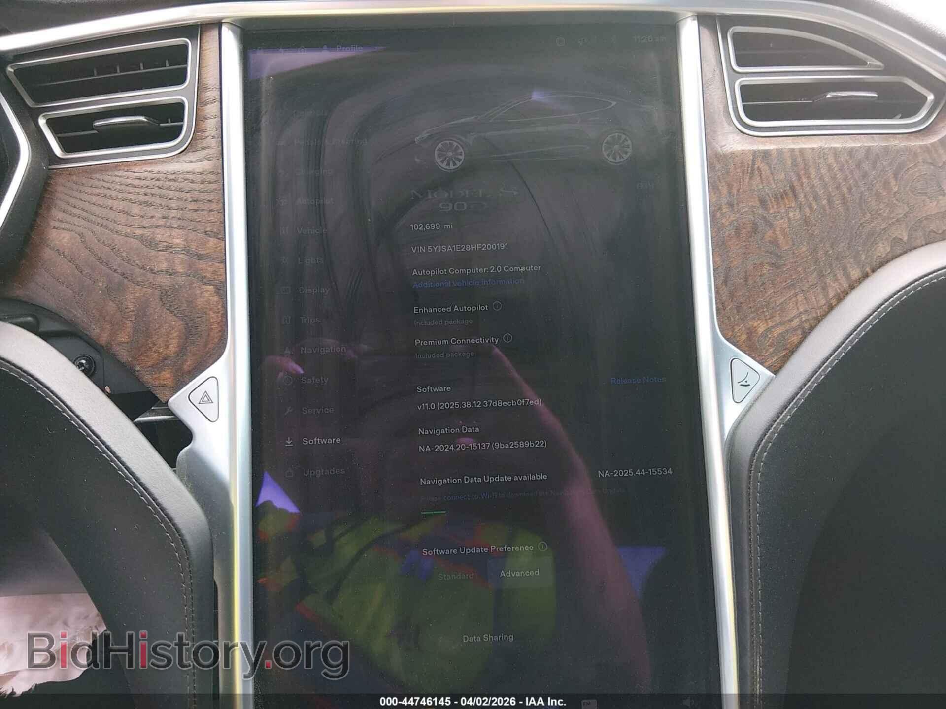 2017 TESLA MODEL S - VIN: 5YJSA1E28HF200191 - Фото 17