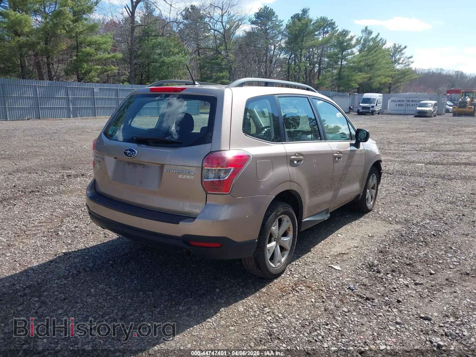 2015 SUBARU FORESTER - VIN: JF2SJABC6FH464179 - Фото 4
