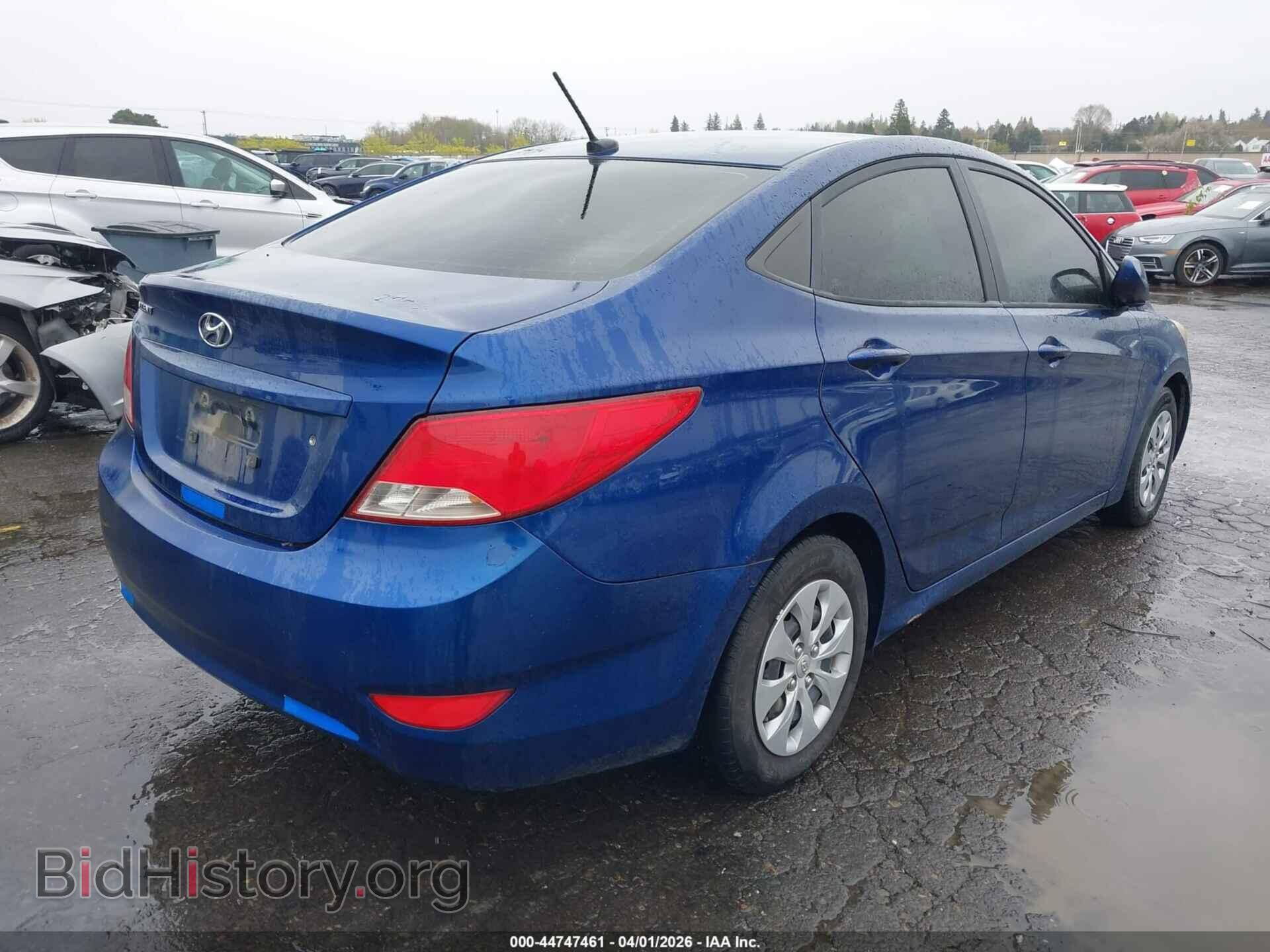 2015 HYUNDAI ACCENT - VIN: KMHCT4AE4FU892885 - Фото 4