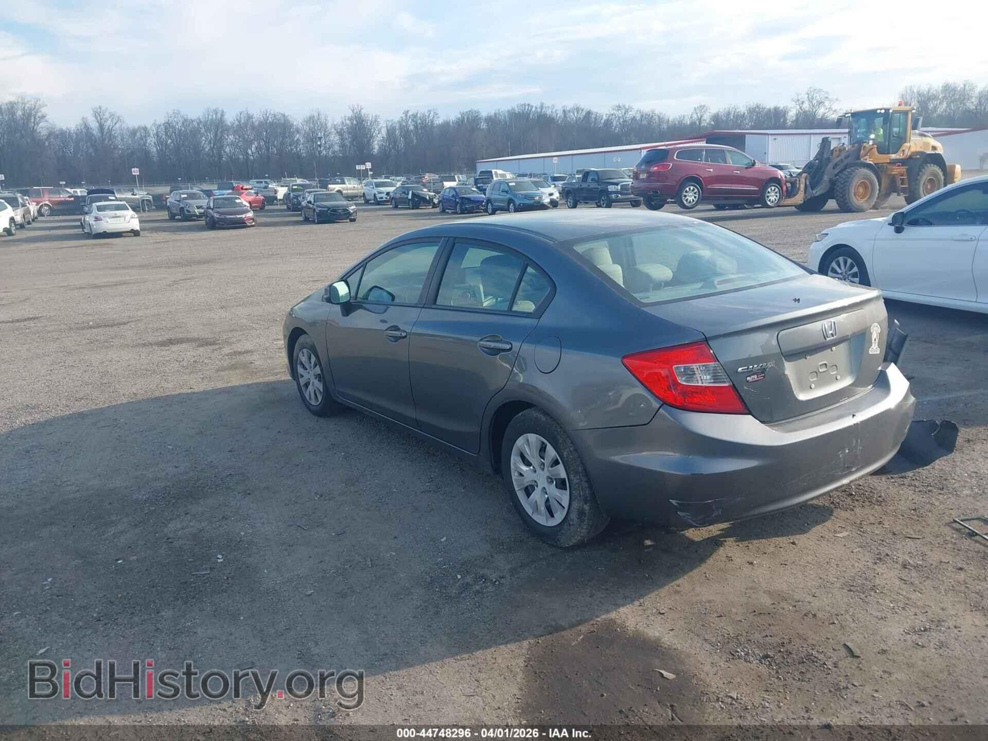 2012 HONDA CIVIC - VIN: 19XFB2F57CE310869 - Фото 3