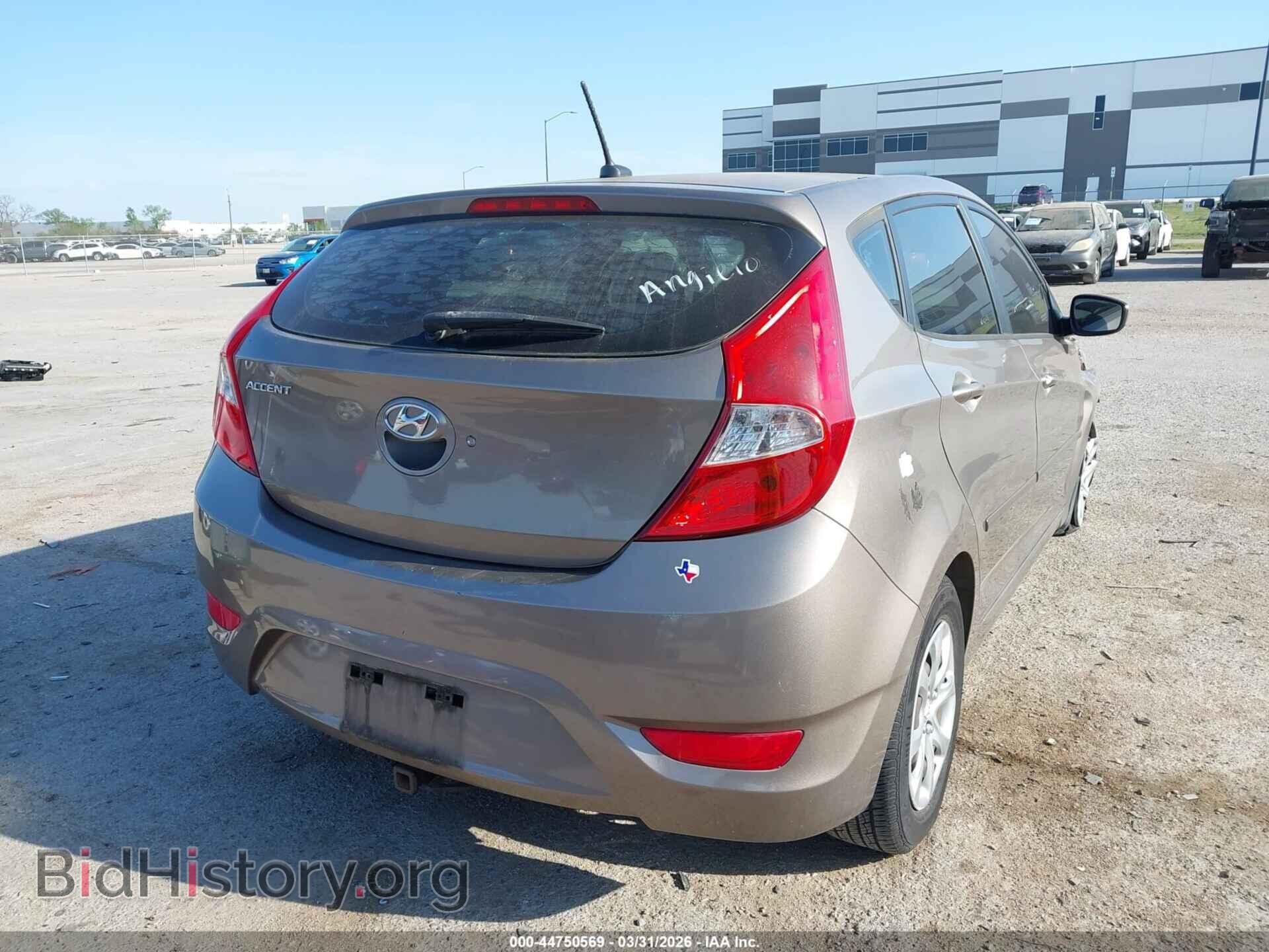2013 HYUNDAI ACCENT - VIN: KMHCT5AEXDU137467 - Фото 4