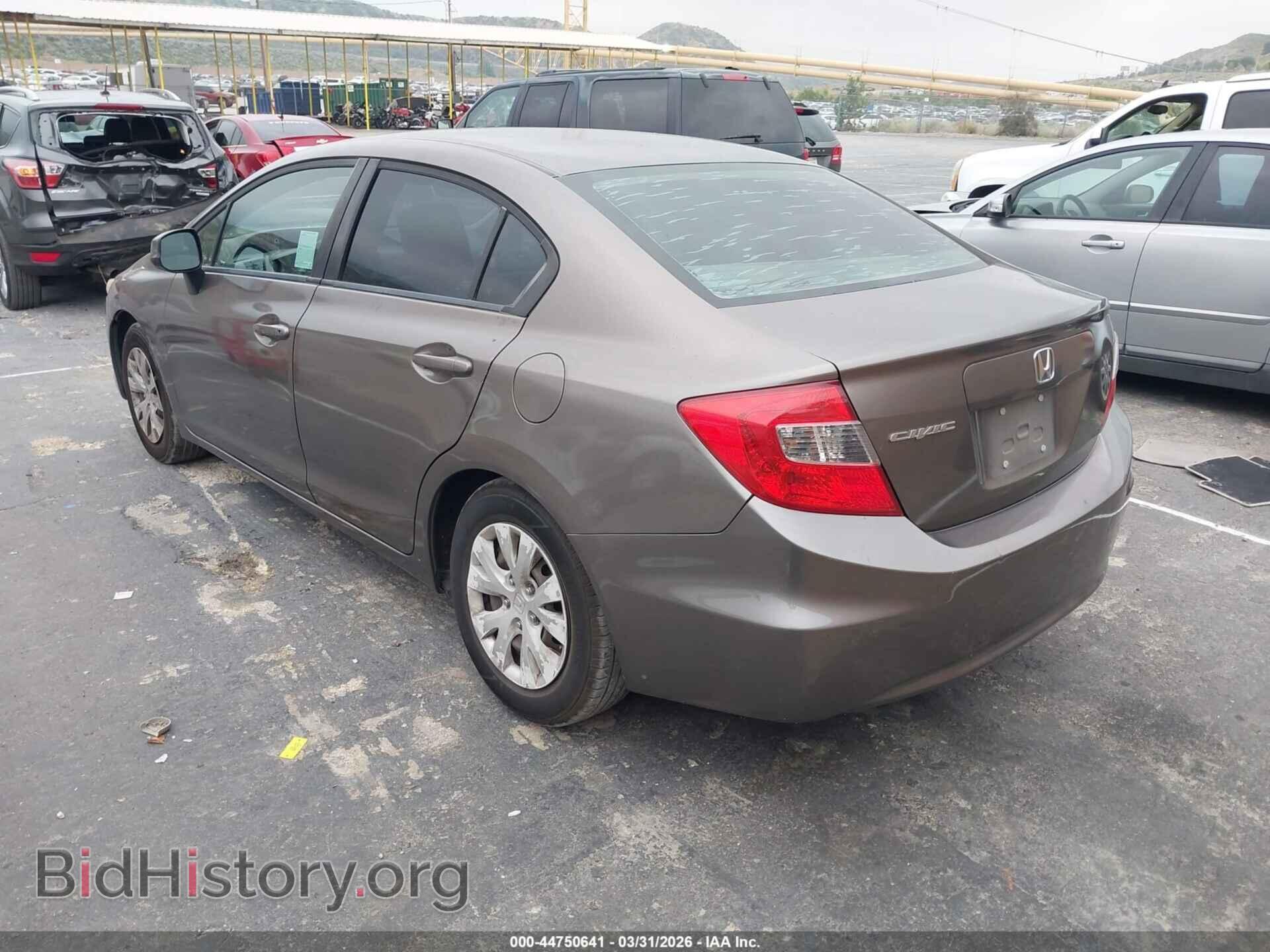 2012 HONDA CIVIC - VIN: 2HGFB2F5XCH589501 - Фото 3