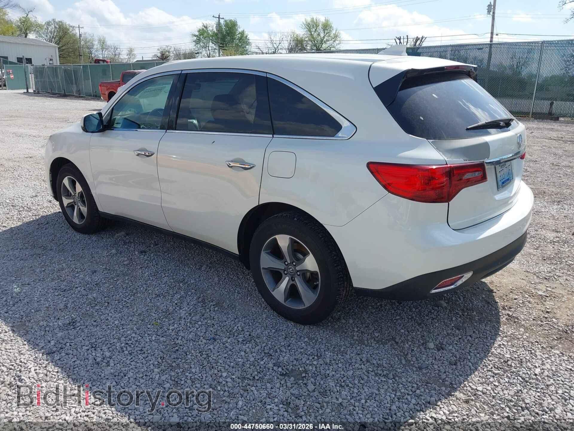2016 ACURA MDX - VIN: 5FRYD4H29GB026448 - Фото 3