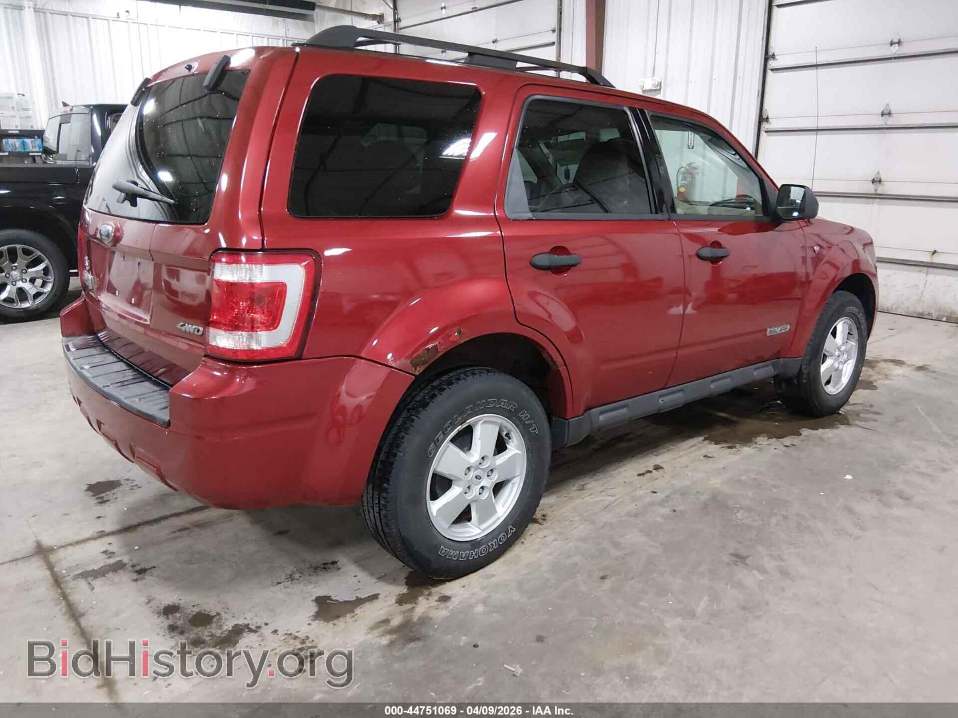 2008 FORD ESCAPE - VIN: 1FMCU93118KD99359 - Фото 4