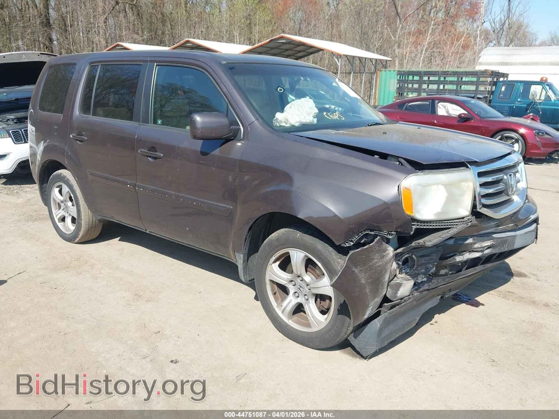Фотография 5FNYF4H53CB040233 - HONDA PILOT 2012
