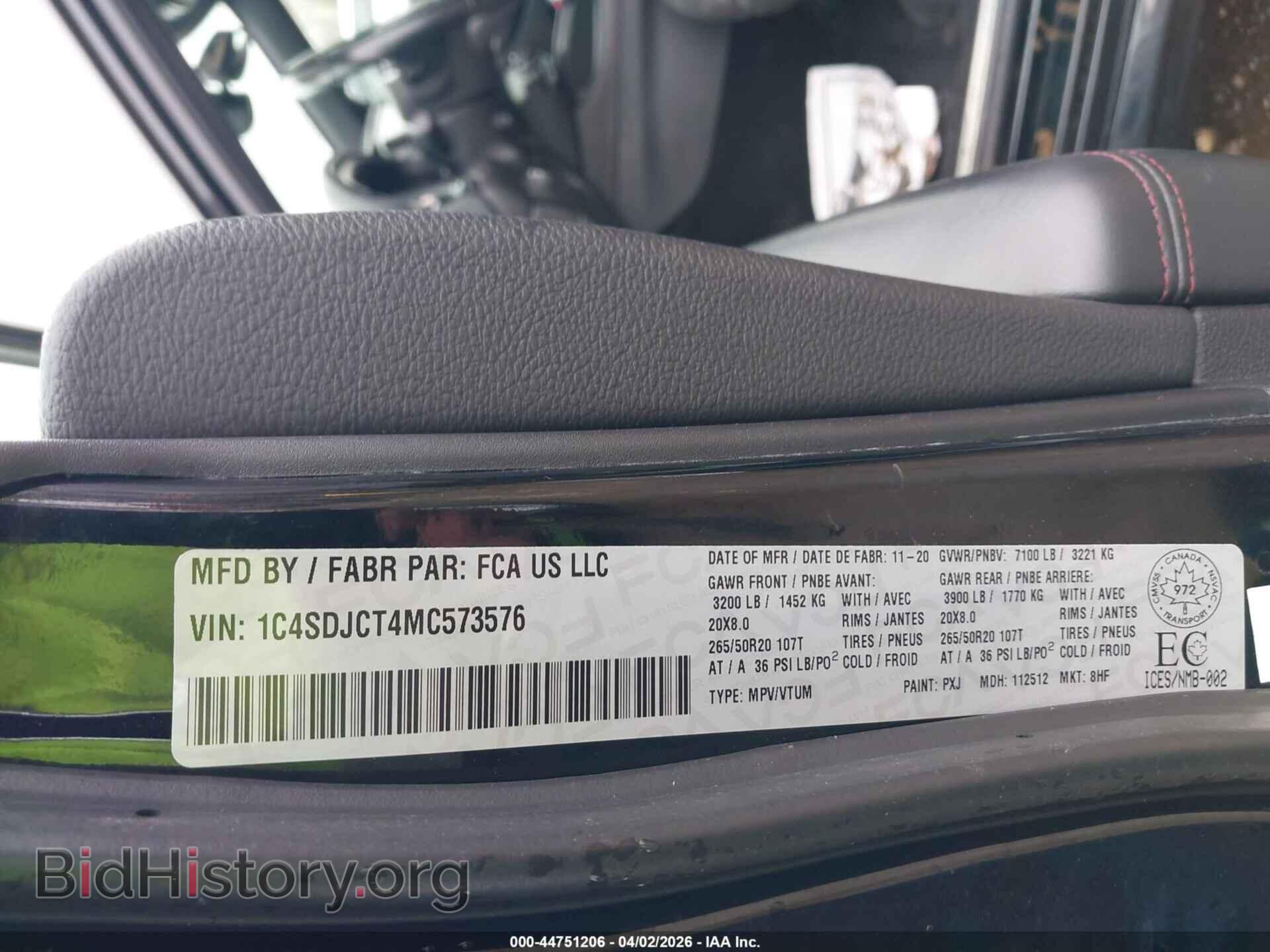 2021 DODGE DURANGO - VIN: 1C4SDJCT4MC573576 - Photo 9