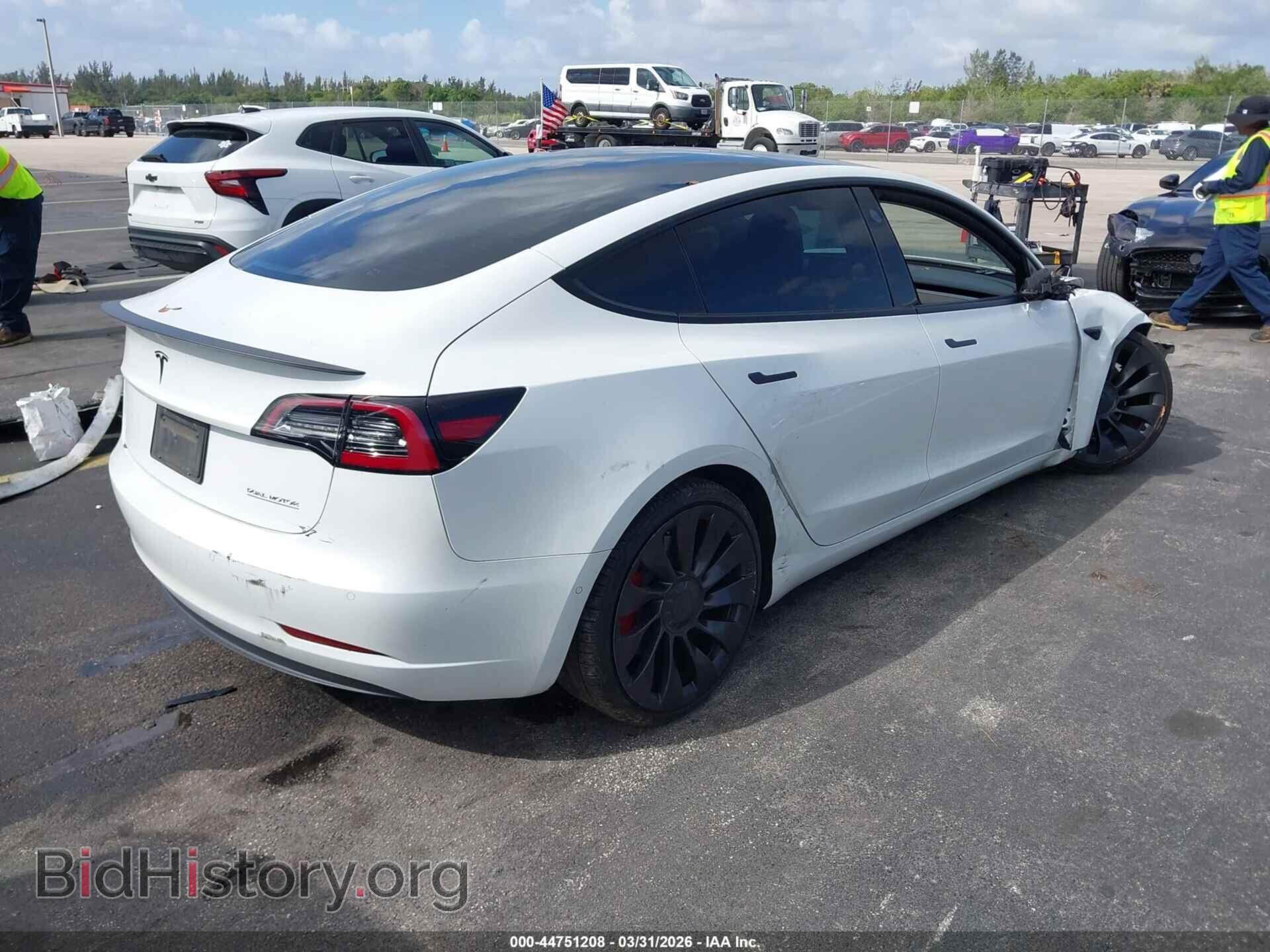 2022 TESLA MODEL 3 - VIN: 5YJ3E1EC5NF128234 - Фото 4