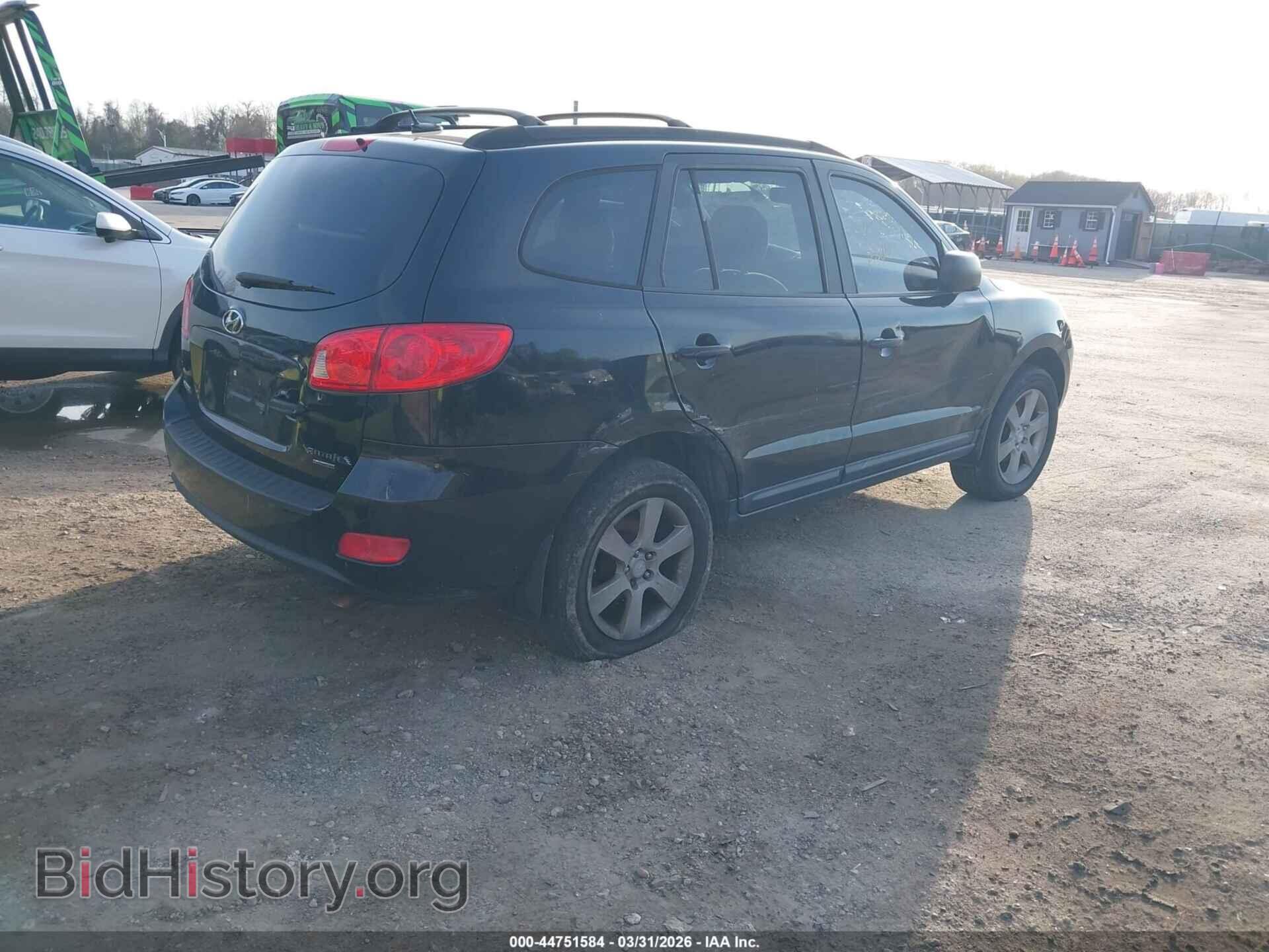 2009 HYUNDAI SANTA FE - VIN: 5NMSG73D79H308274 - Фото 4