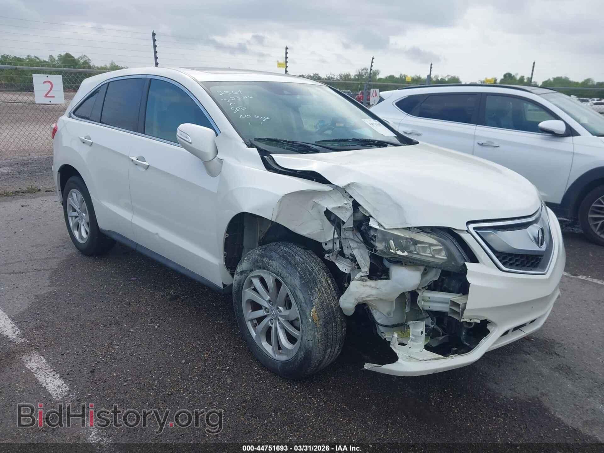 Фотография 5J8TB3H38GL002564 - ACURA RDX 2016