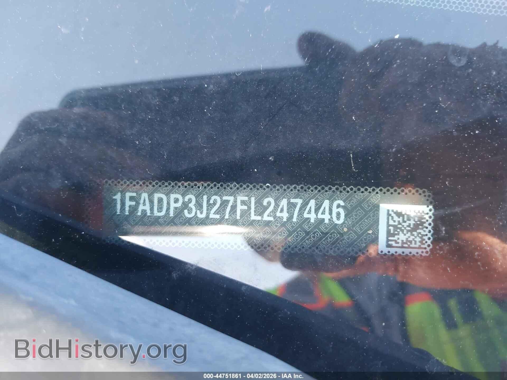 2015 FORD FOCUS - VIN: 1FADP3J27FL247446 - Фото 9