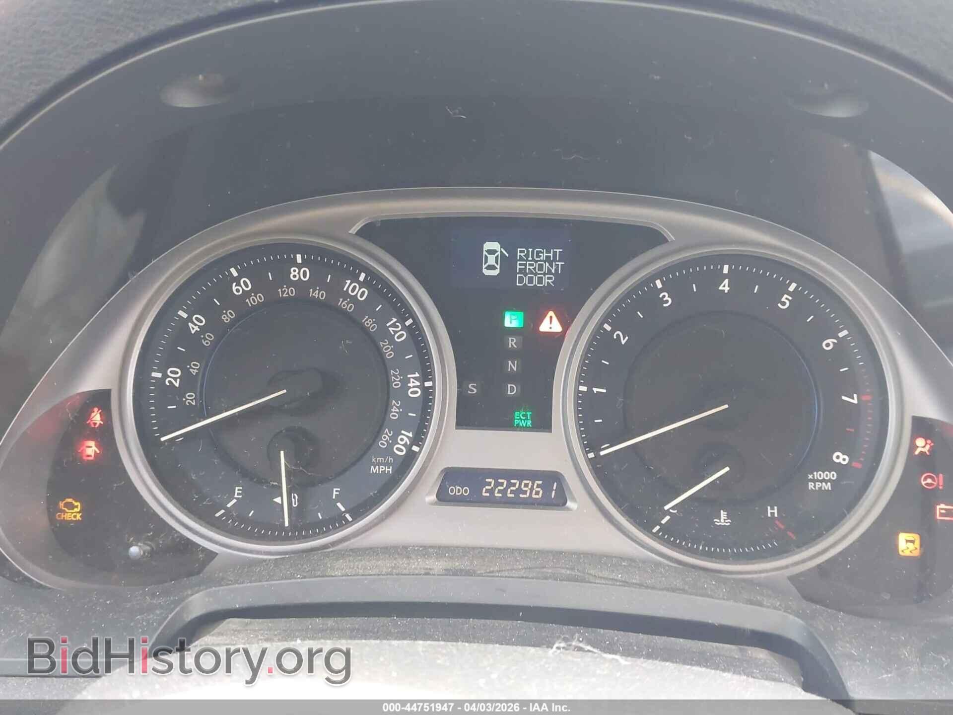 2010 LEXUS IS 350 - VIN: JTHBE5C24A5023627 - Фото 7