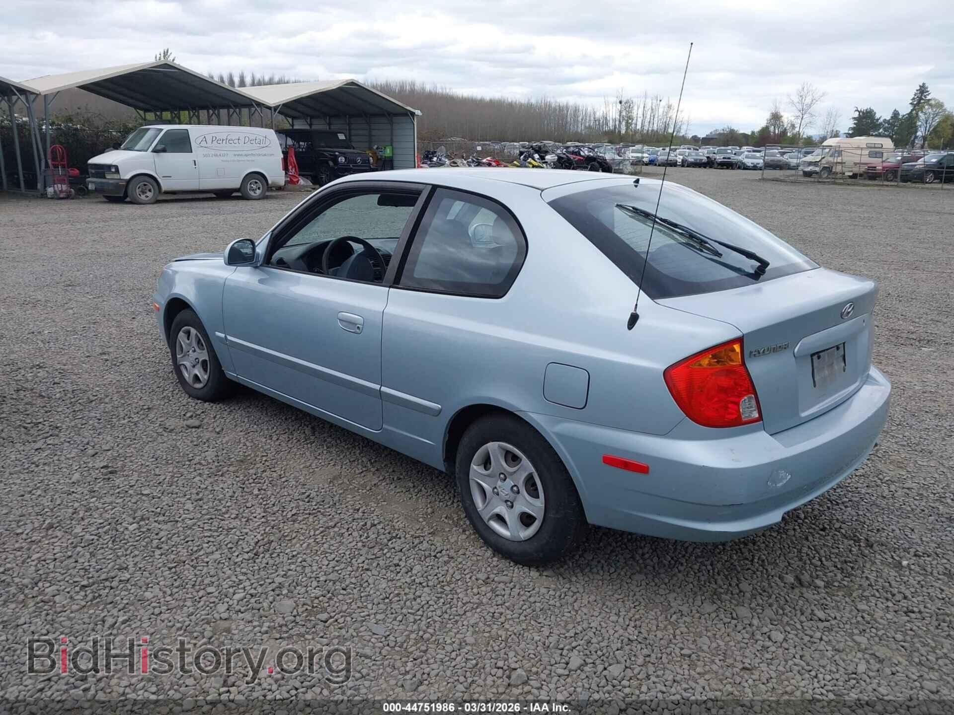 2005 HYUNDAI ACCENT - VIN: KMHCG35C25U330683 - Фото 3