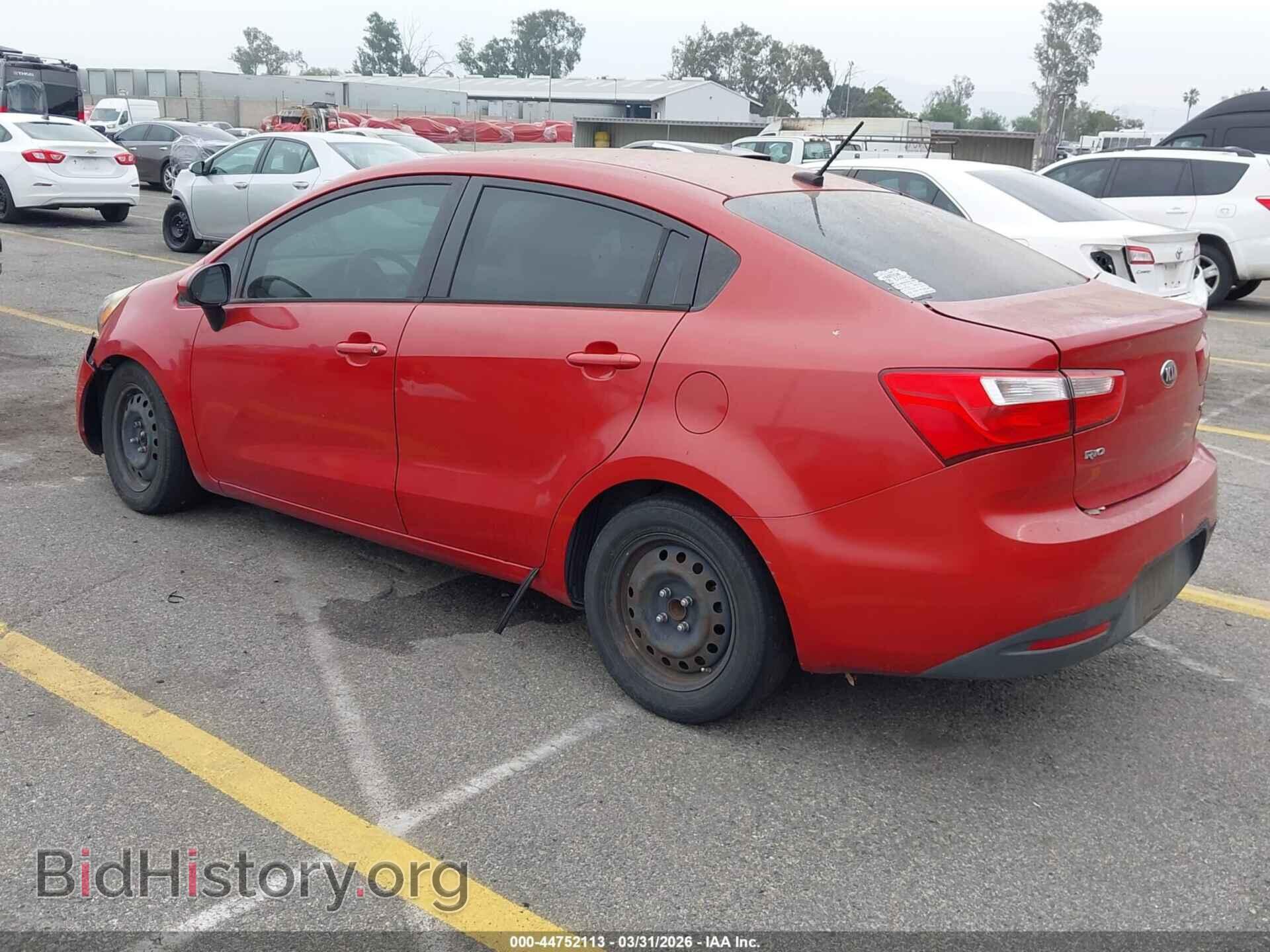 2014 KIA RIO - VIN: KNADM4A32E6348177 - Фото 3