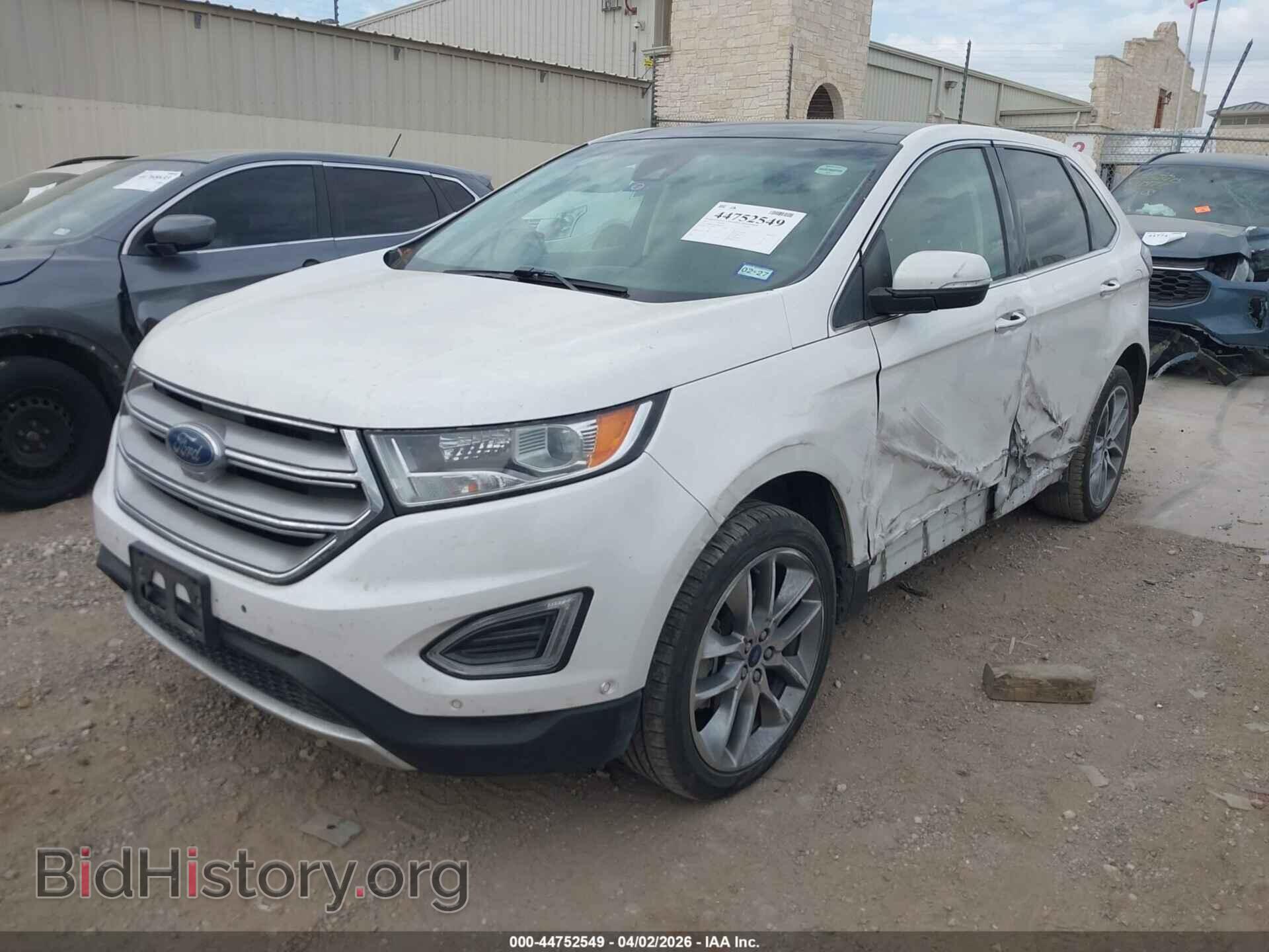 2015 FORD EDGE - VIN: 2FMPK3K87FBB66578 - Фото 2