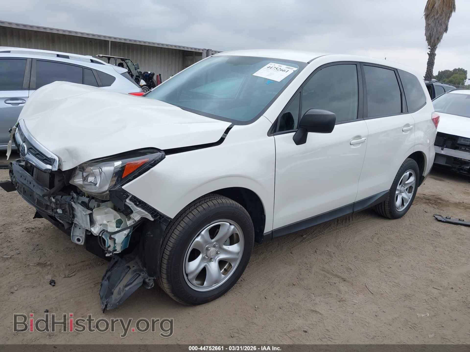2018 SUBARU FORESTER - VIN: JF2SJAAC4JH556188 - Фото 2
