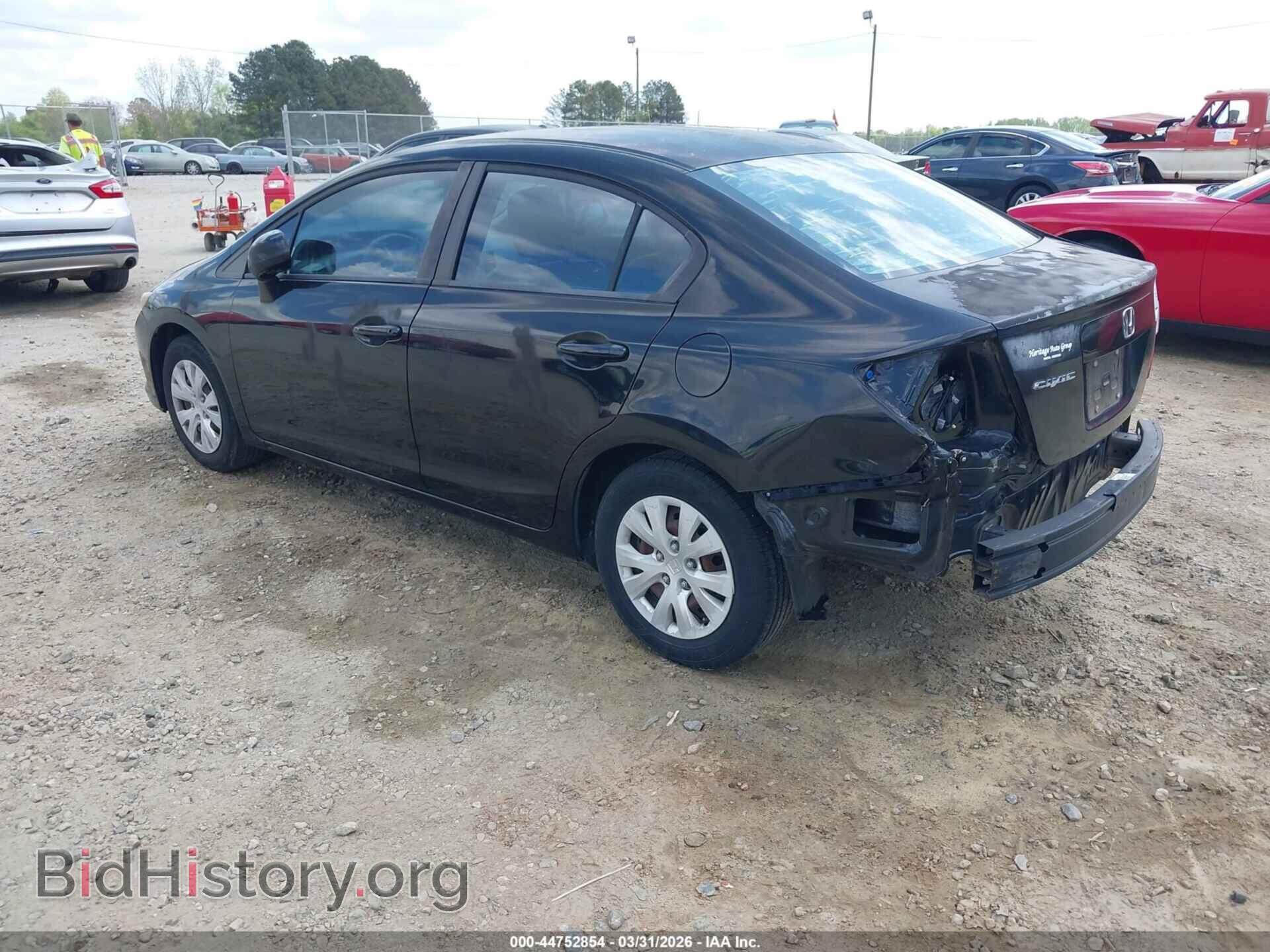 2012 HONDA CIVIC - VIN: 19XFB2F57CE016713 - Фото 3