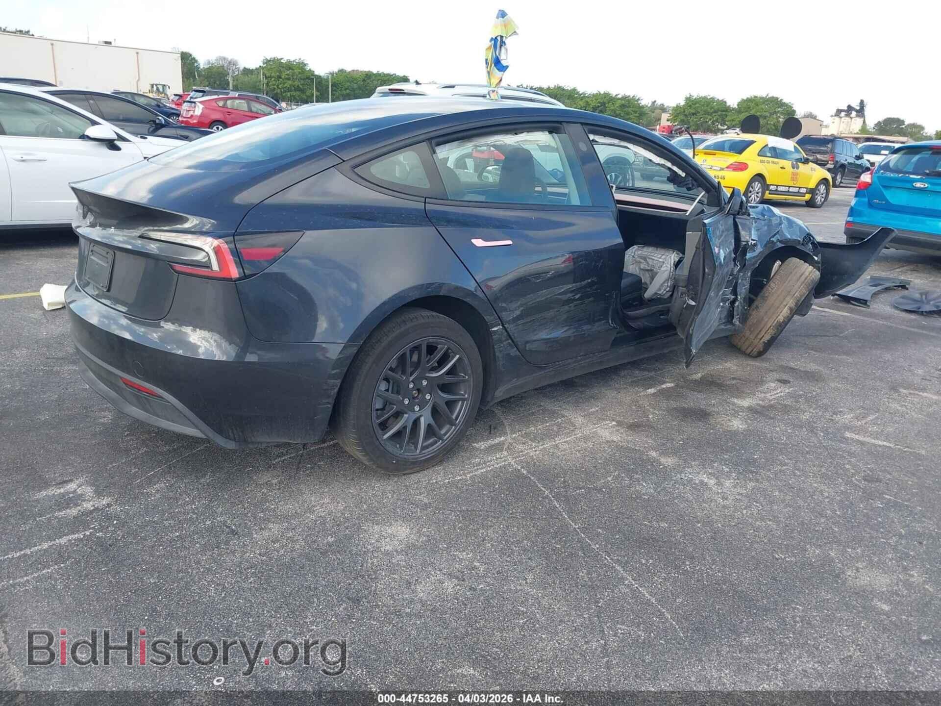 2025 TESLA MODEL 3 - VIN: 5YJ3E1EA7SF067625 - Photo 4